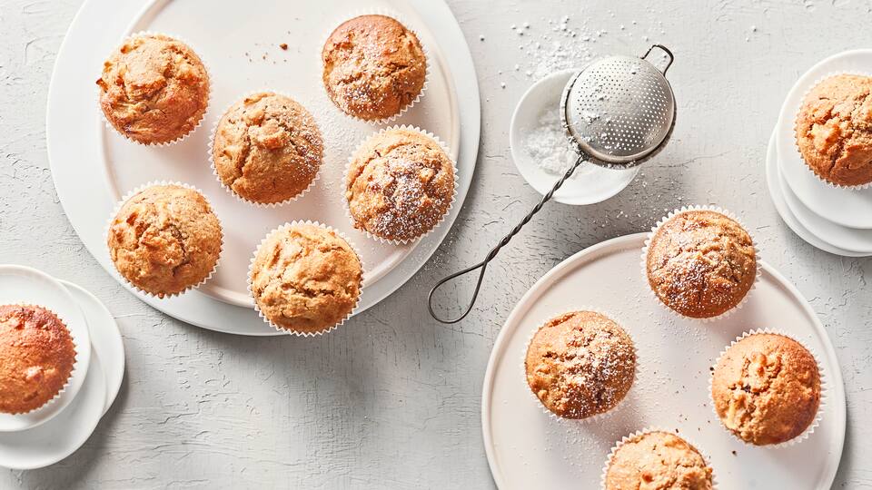 Apfel-Bananen-Muffins