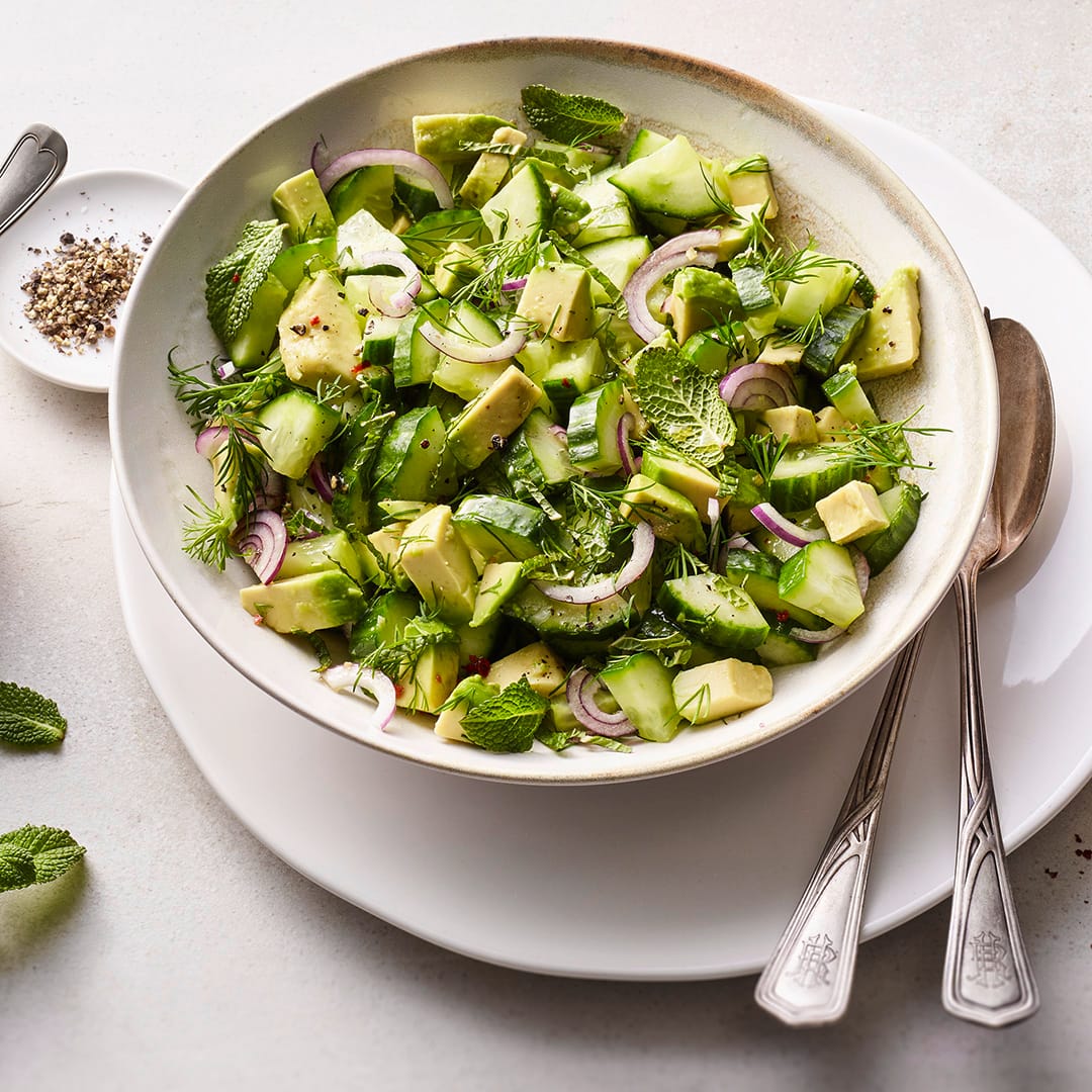 Avocado Gurken Salat Rezept Edeka