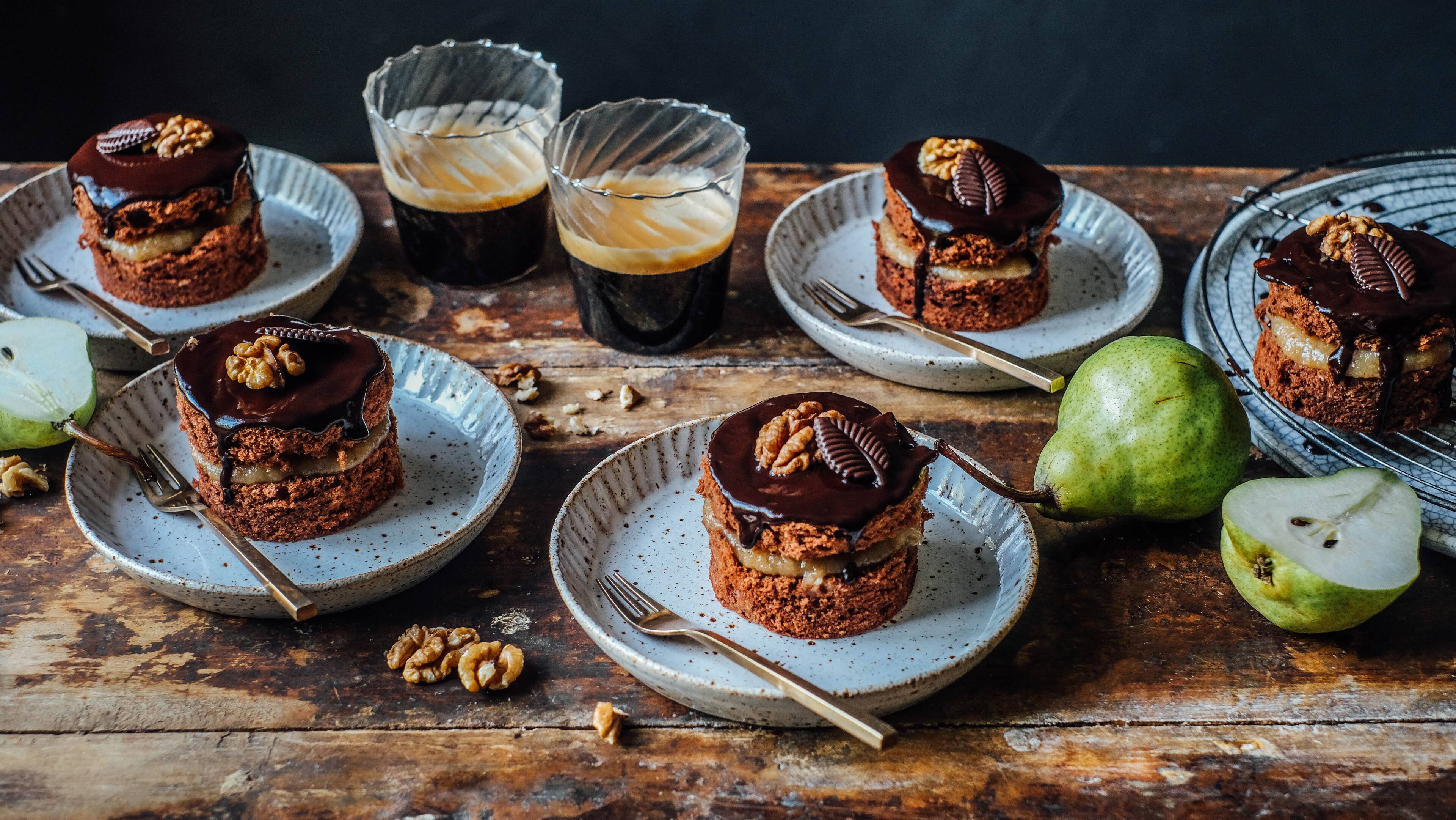 Birnen-Sacher-Törtchen - Rezept | EDEKA