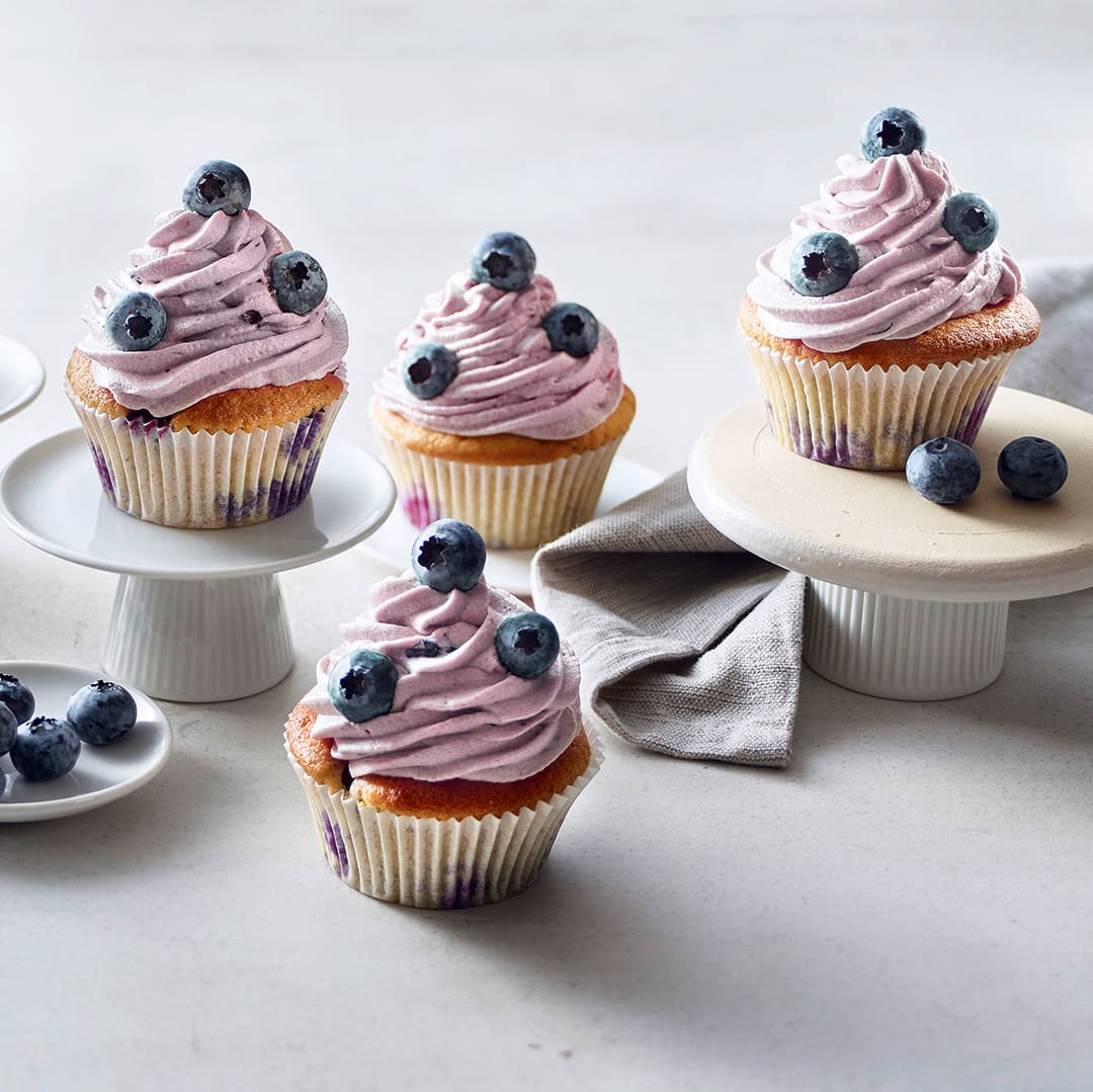 Blaubeer-Cupcakes