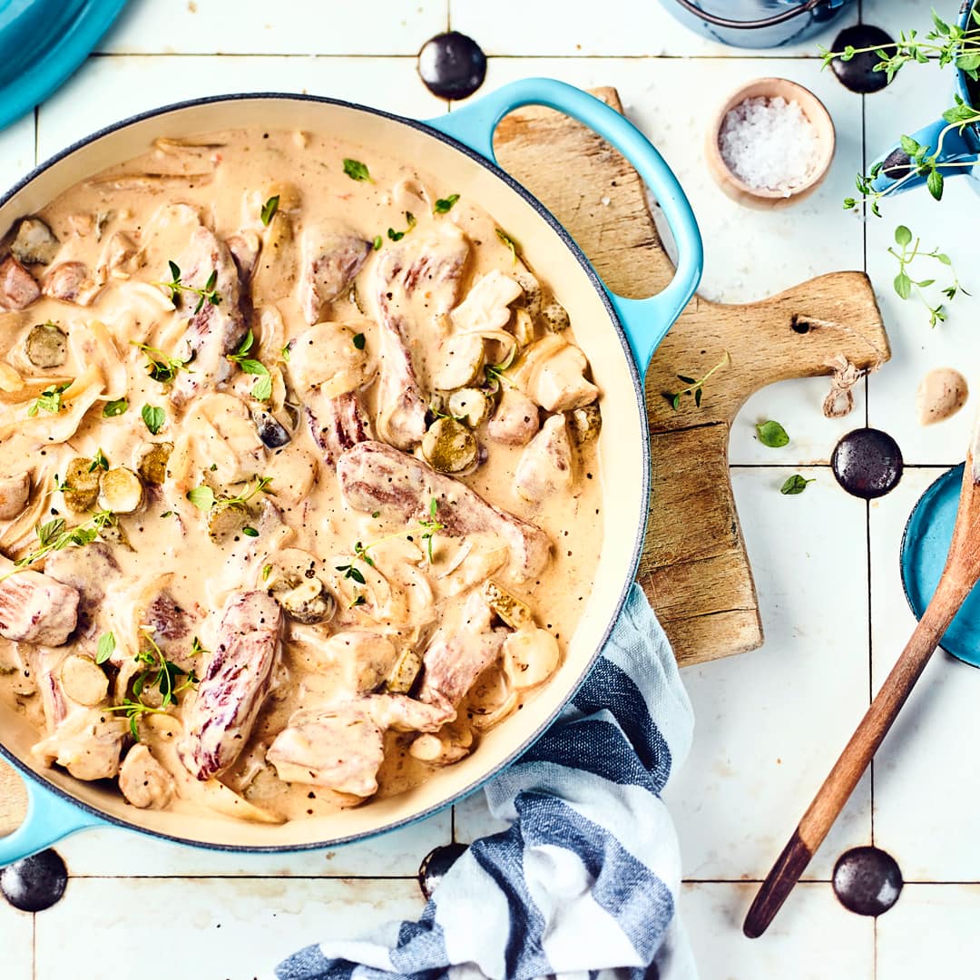 Boeuf Stroganoff