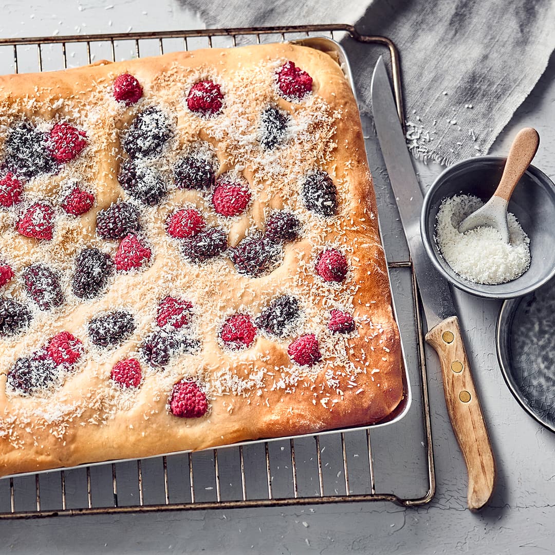 Himbeer-Brombeer-Cobbler - Rezept | EDEKA