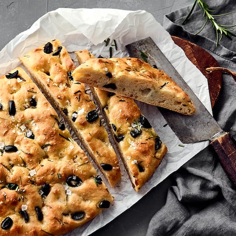 Dinkel-Focaccia