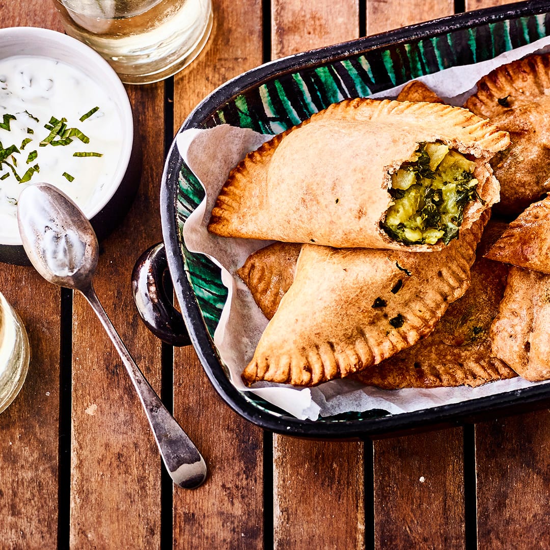 Empanadas mit Spinatfüllung