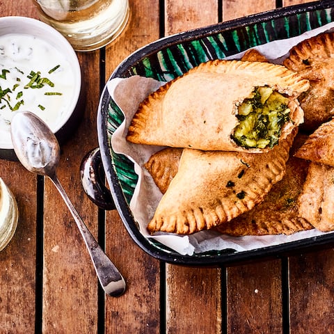 Empanadas mit Spinatfüllung