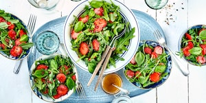 Erdbeer-Rucola-Salat