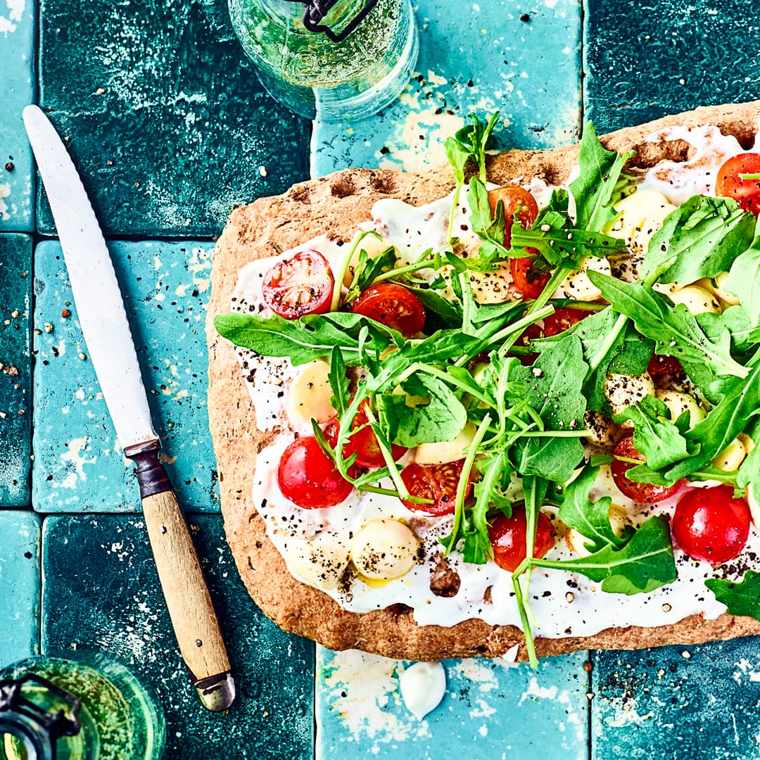 Focaccia mit Rucola 