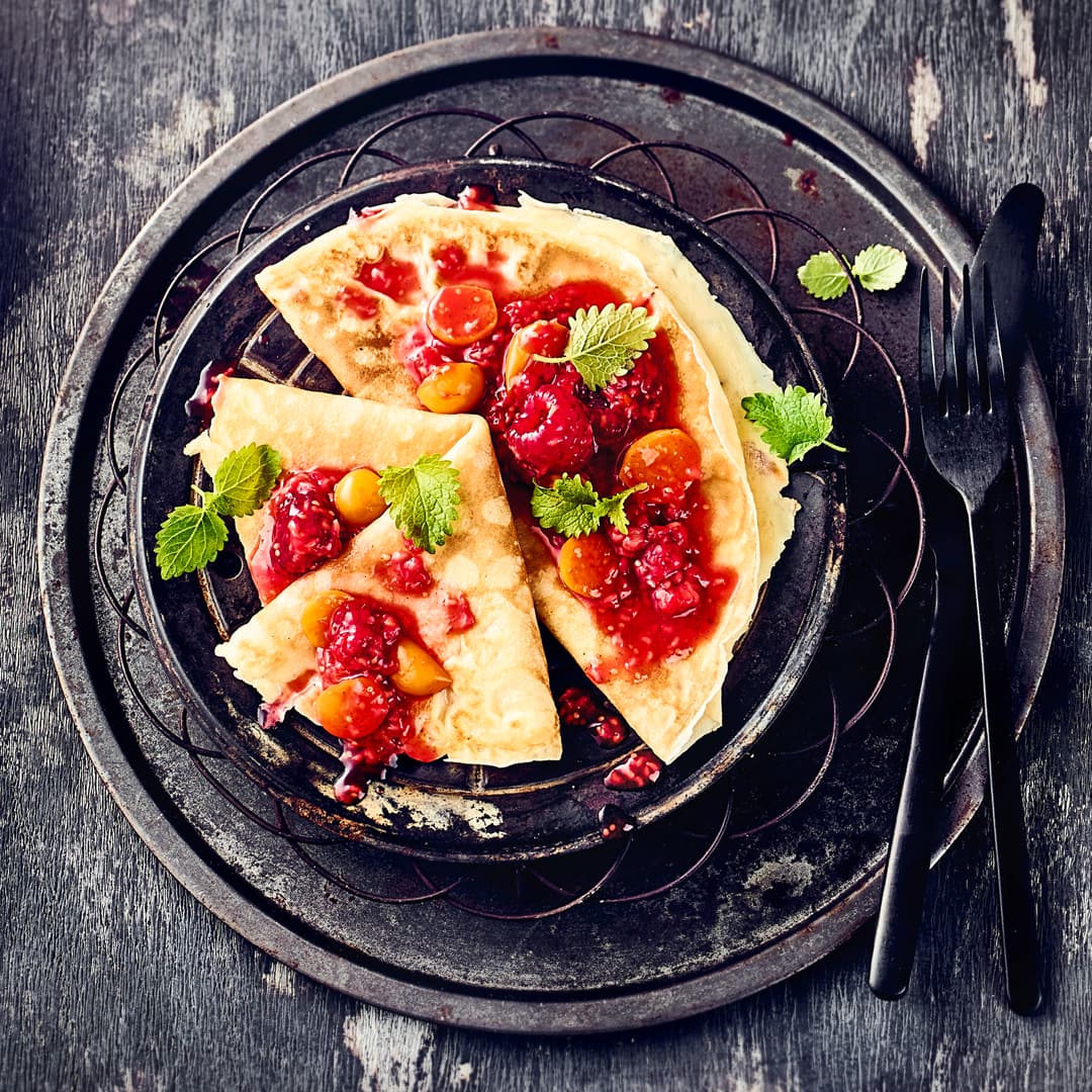 Fruchtige Crêpes