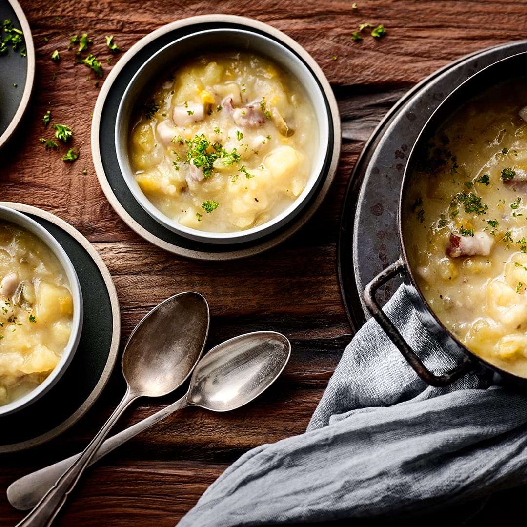 Harzer Käse Kartoffelsuppe