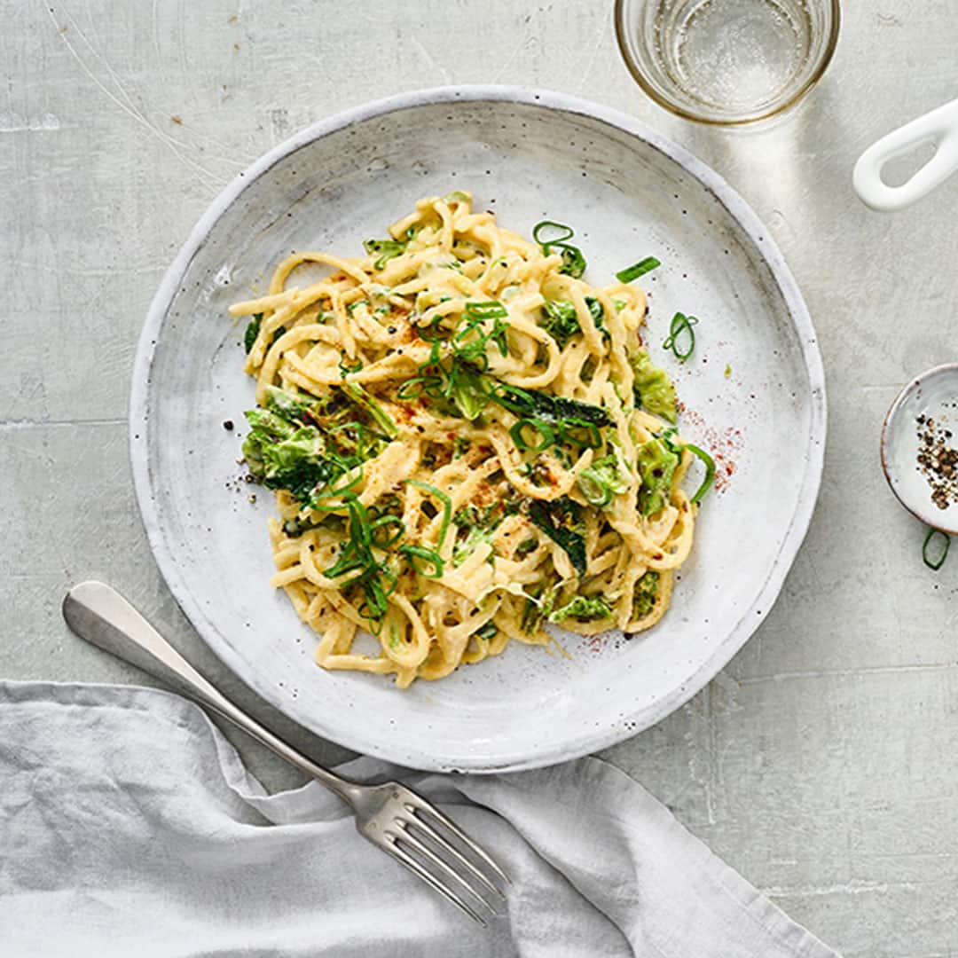 Käsespätzle mit Kohl und Kümmel 