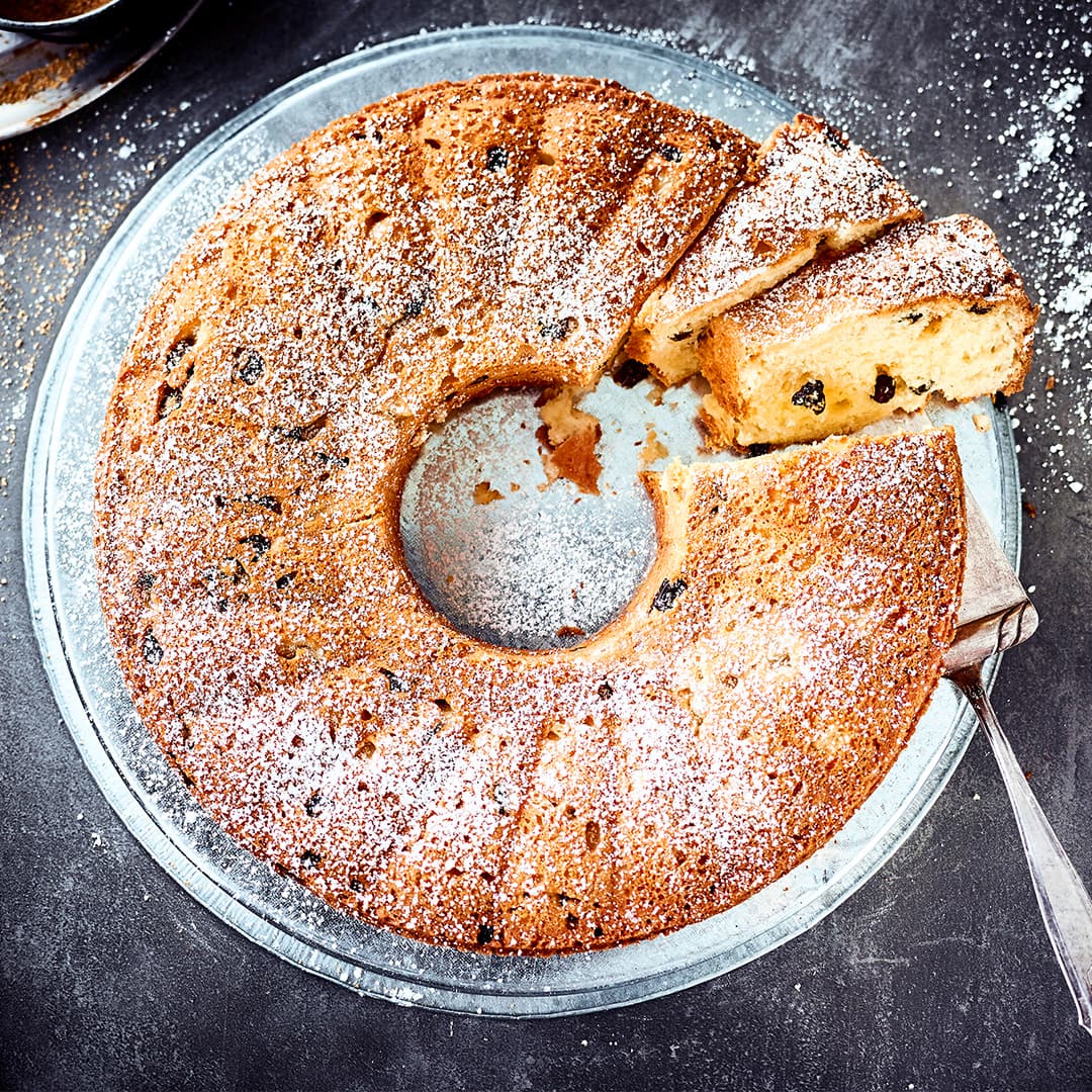 Kranzkuchen mit Quark