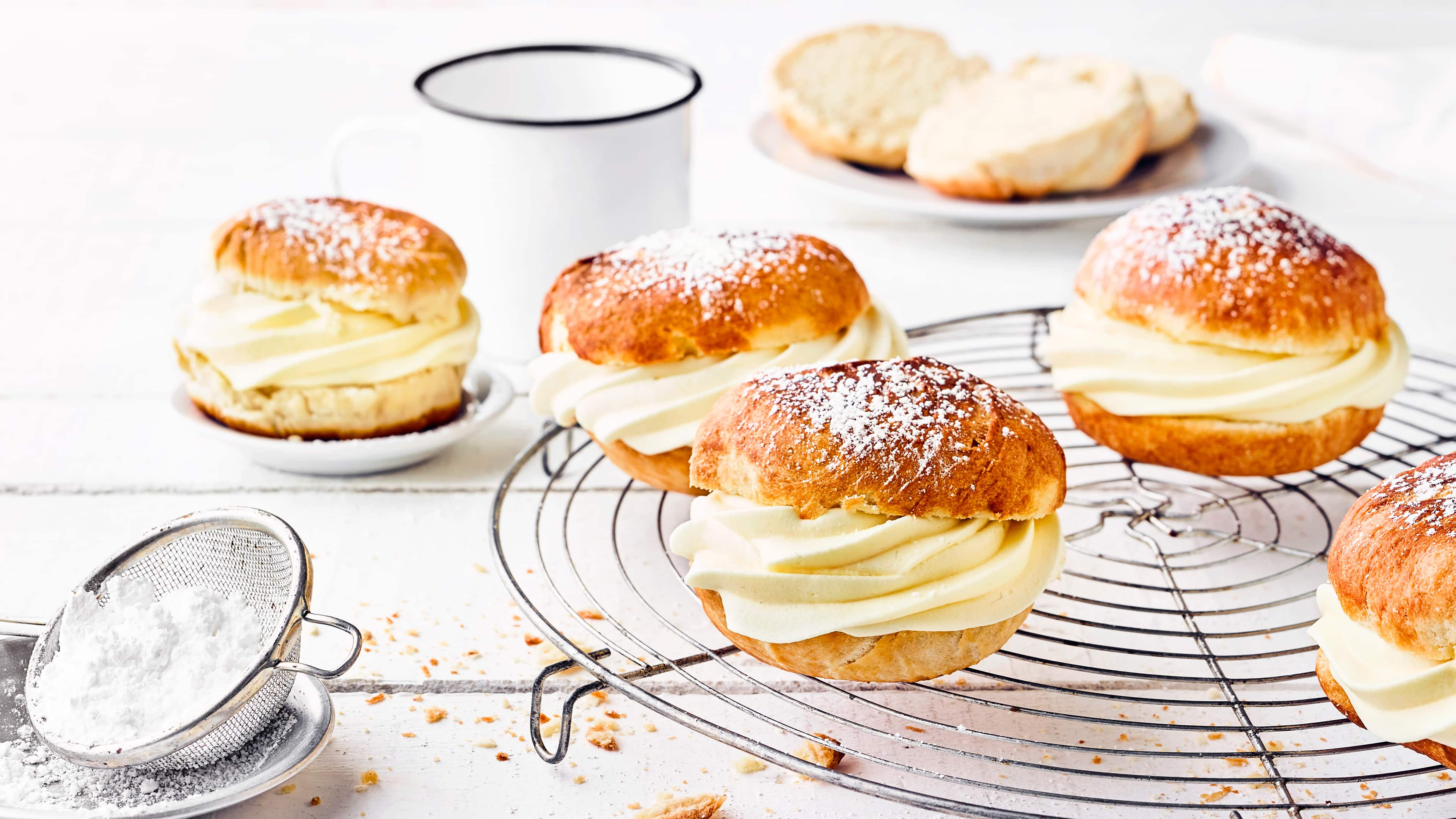 Krapfen mit Eierlikörcreme