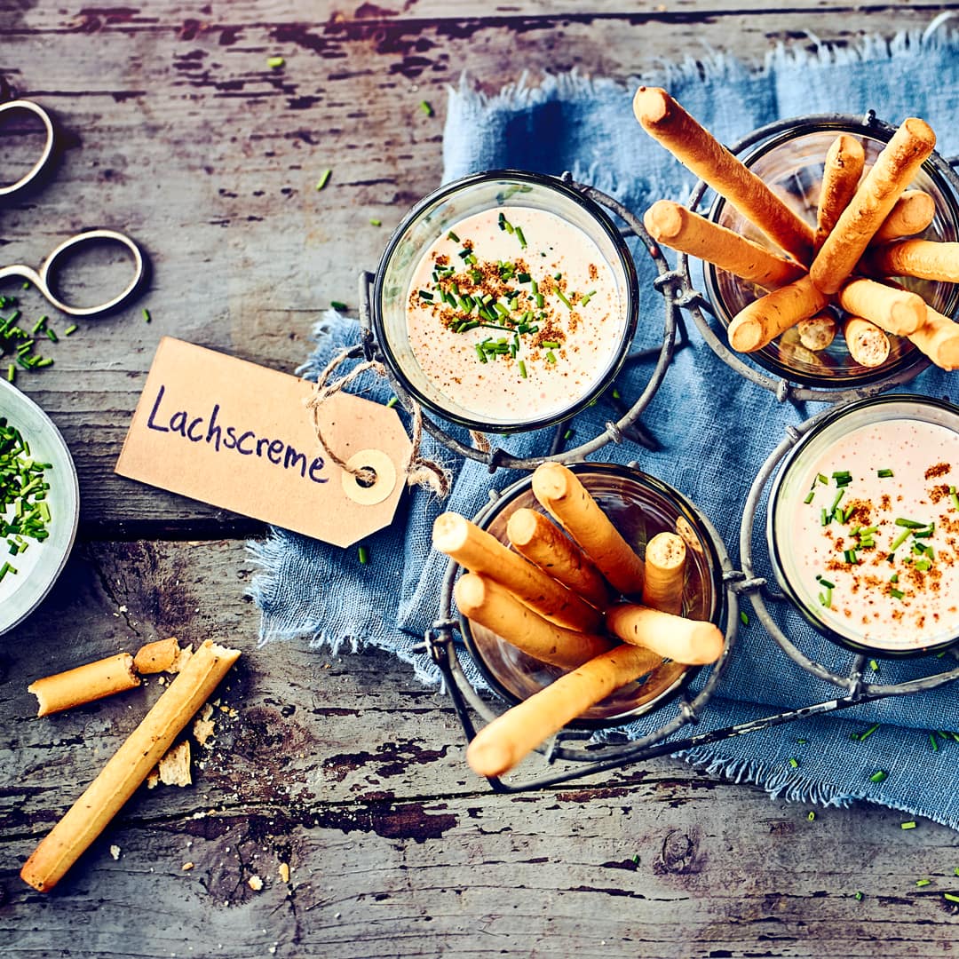 Entdecken Sie unser Rezept für Lachscreme.