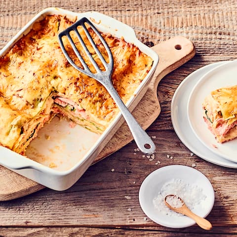 Lachs-Lasagne	