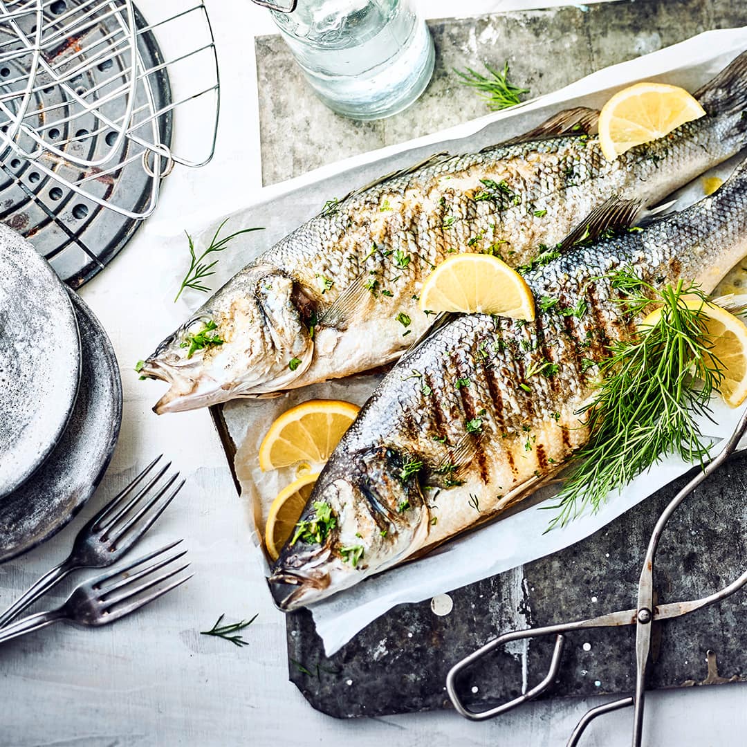 Loup de mer grillen