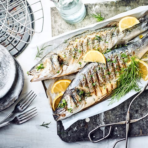 Loup de mer grillen