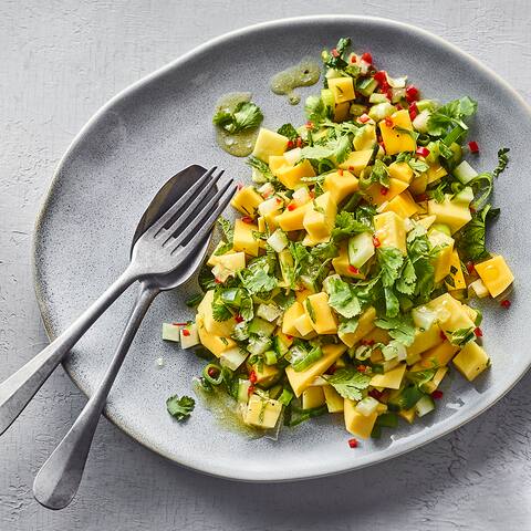 Mango-Gurkensalat