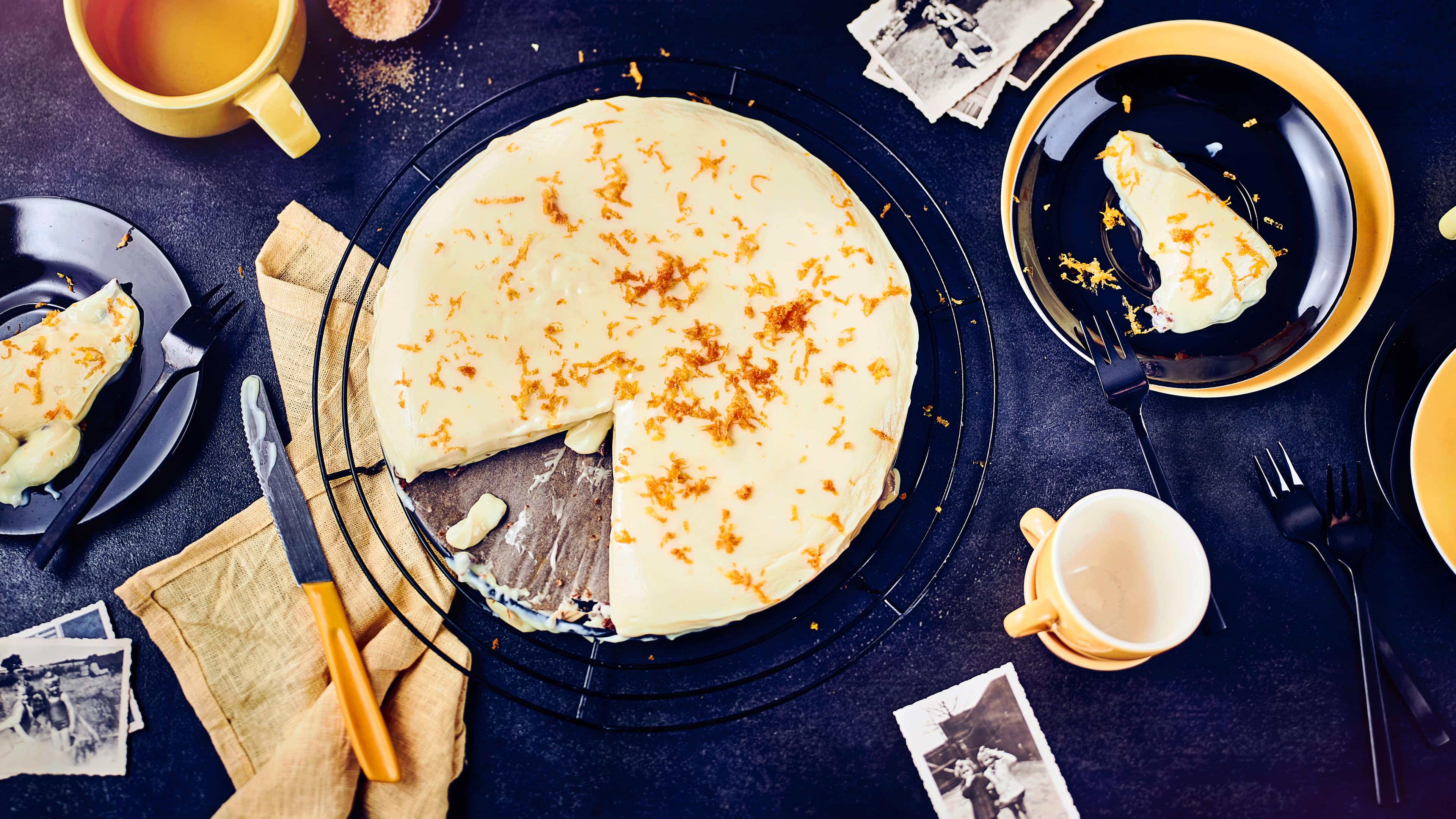 Milchmädchenkuchen mit Russisch-Brot