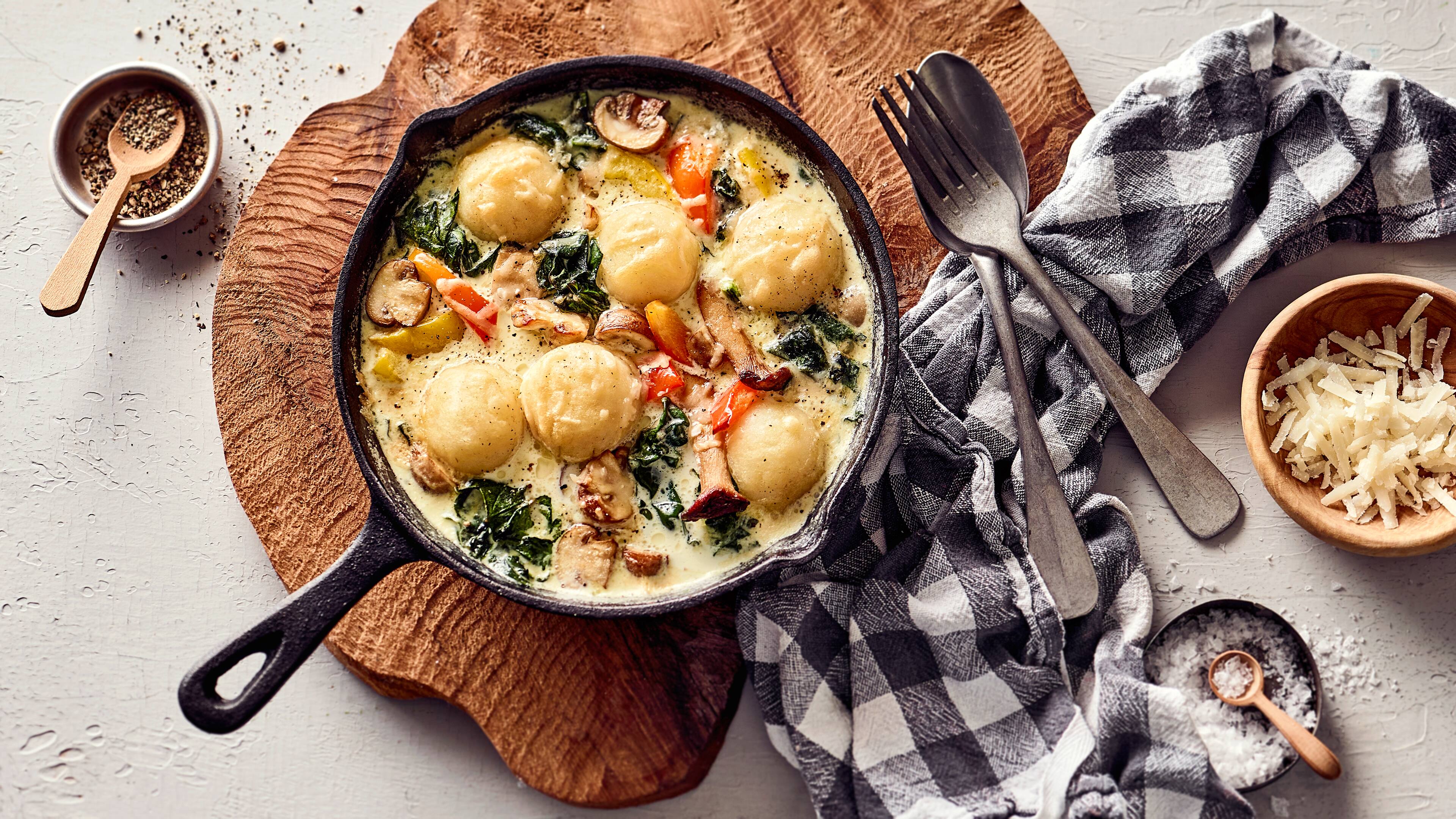 Mini-Knödel-Pfanne - Rezept | EDEKA