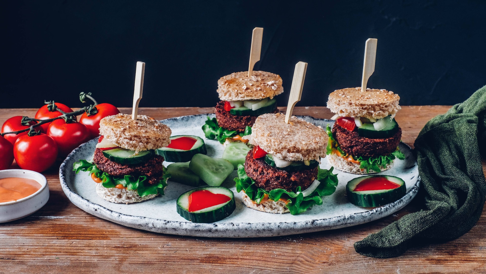 Mini VeggieBurger Rezept EDEKA