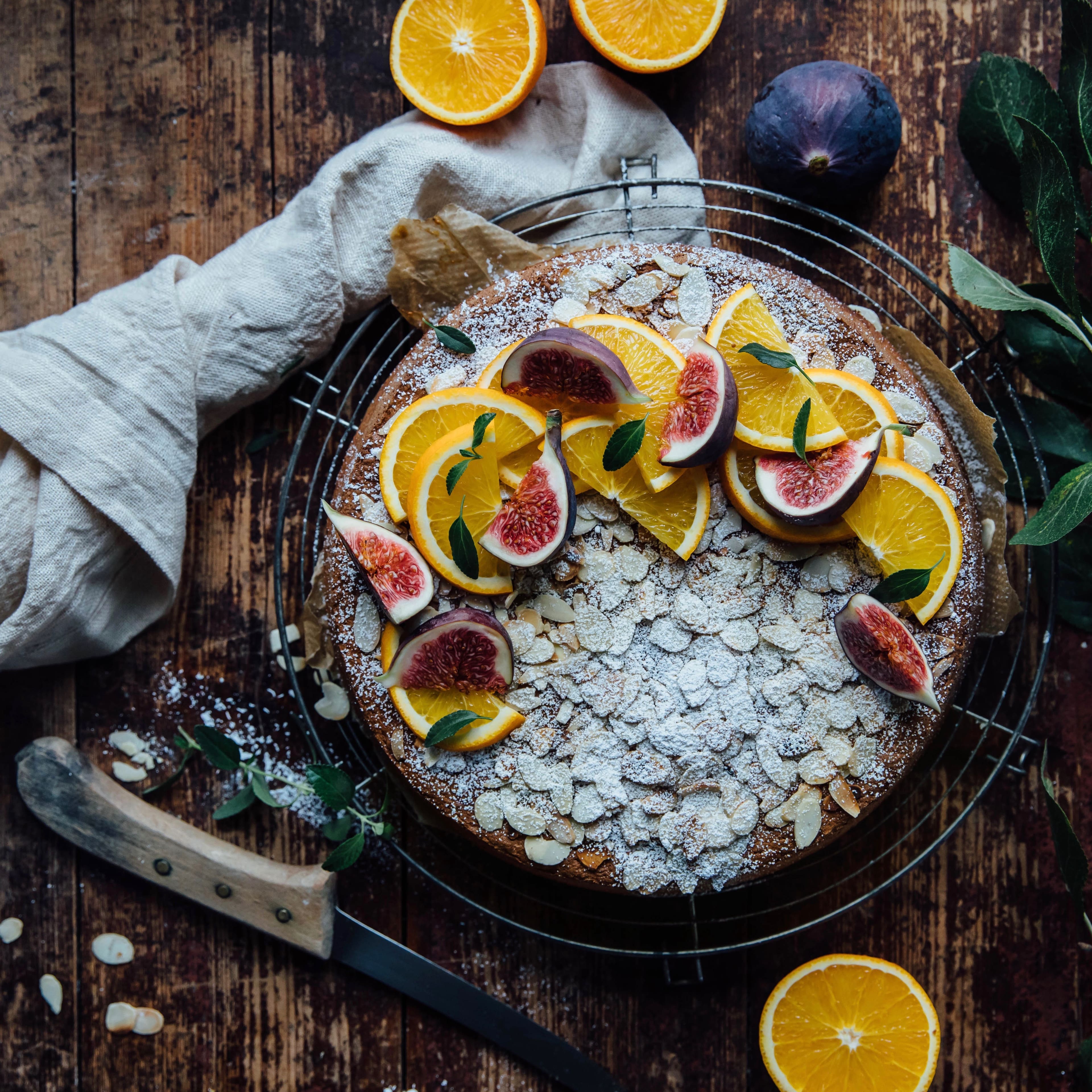 Orangen-Mandel-Kuchen