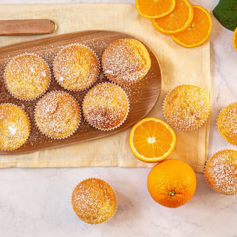 Orangen-Muffins