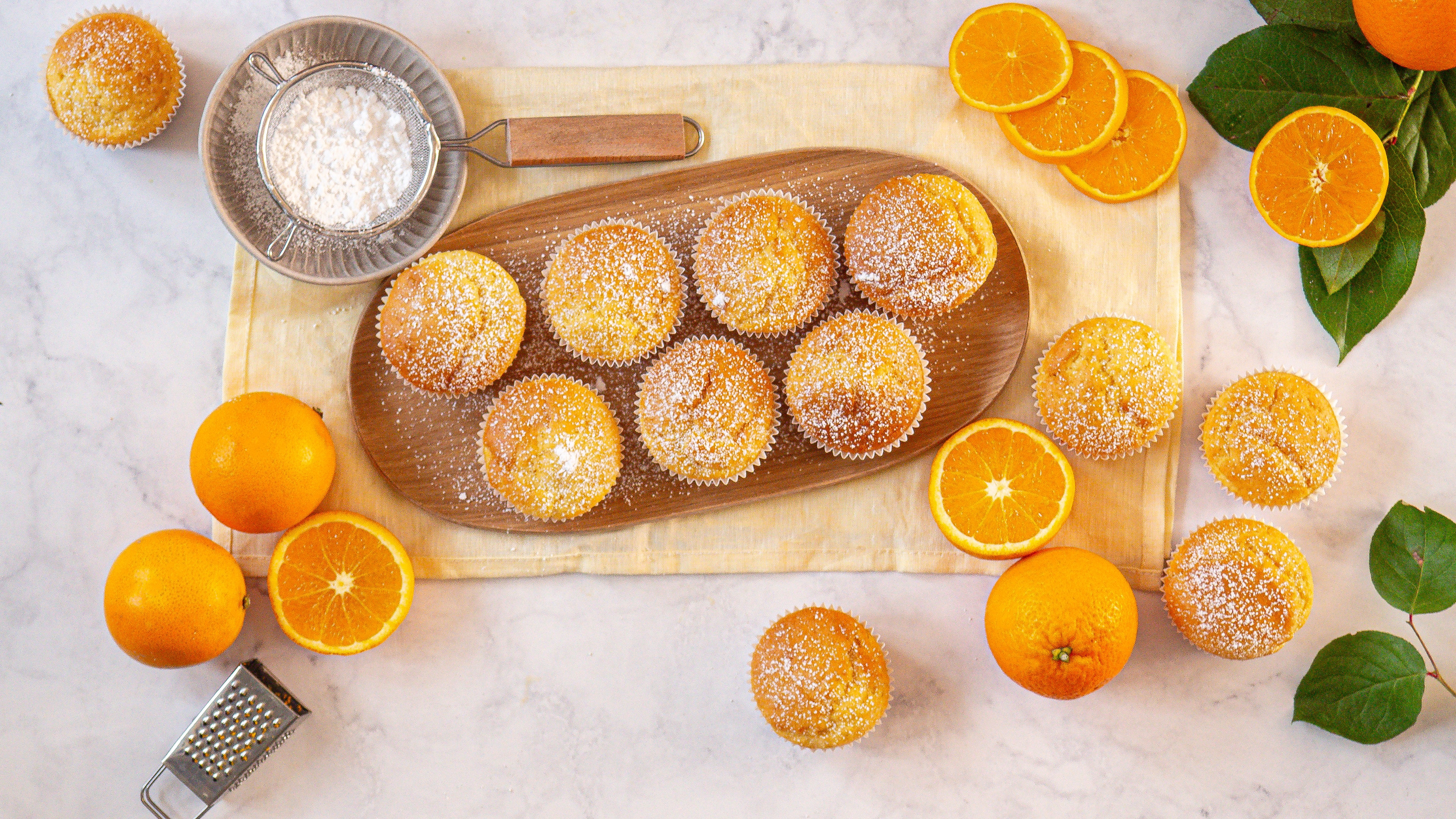 Orangen-Muffins