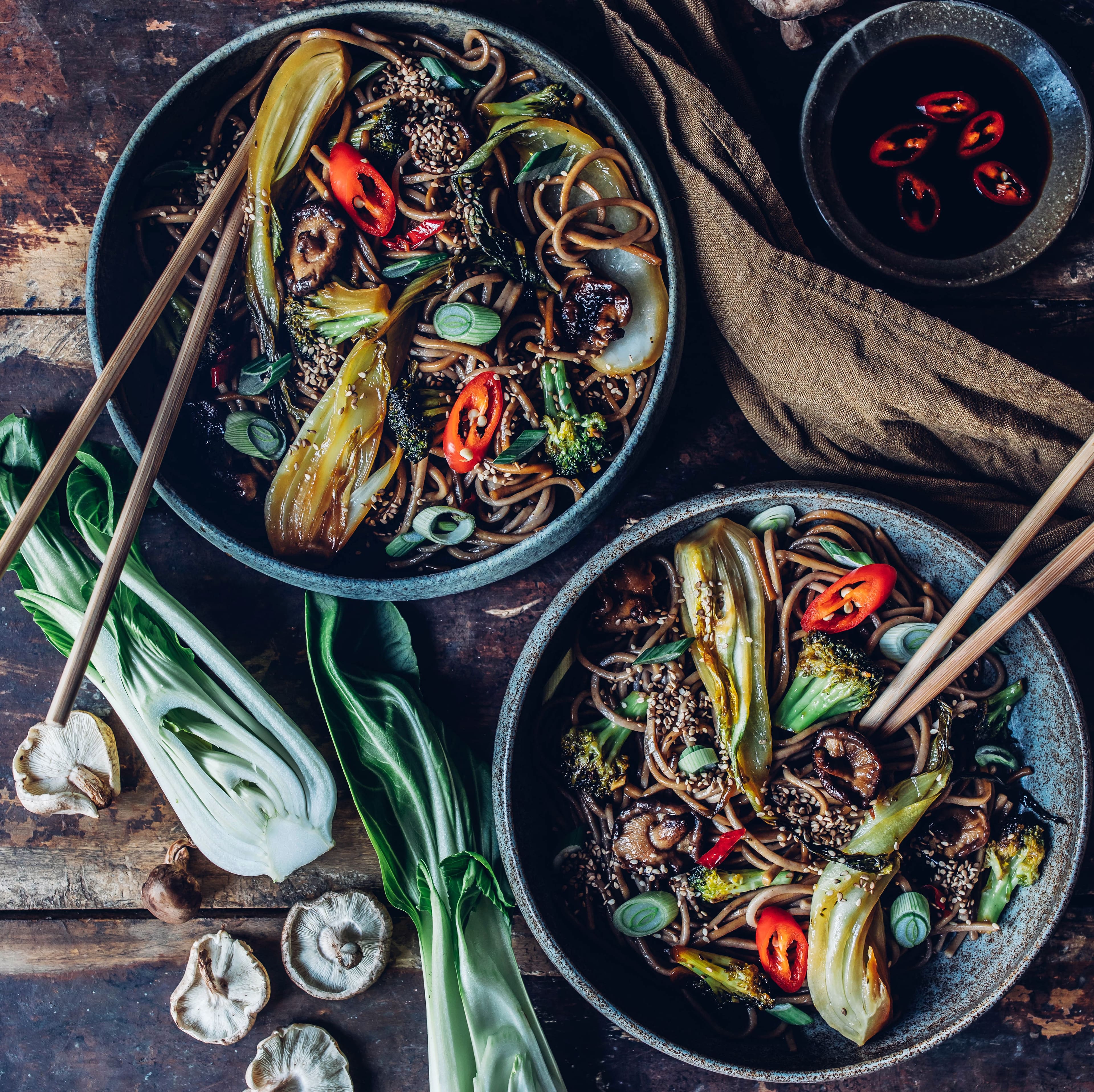 Pak-Choi-Gemüsepfanne 