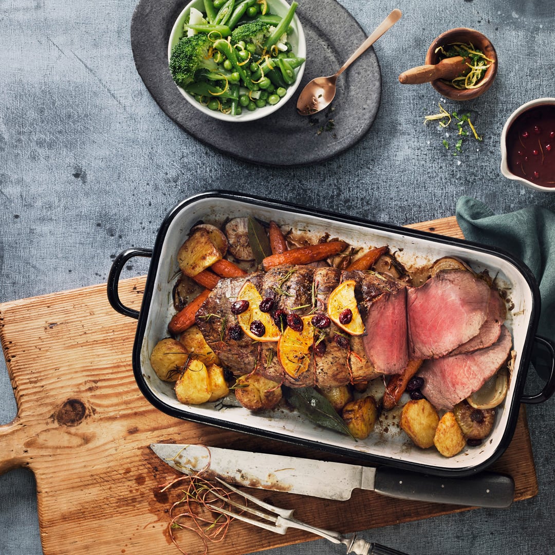 Rinderbraten mit Cranberries