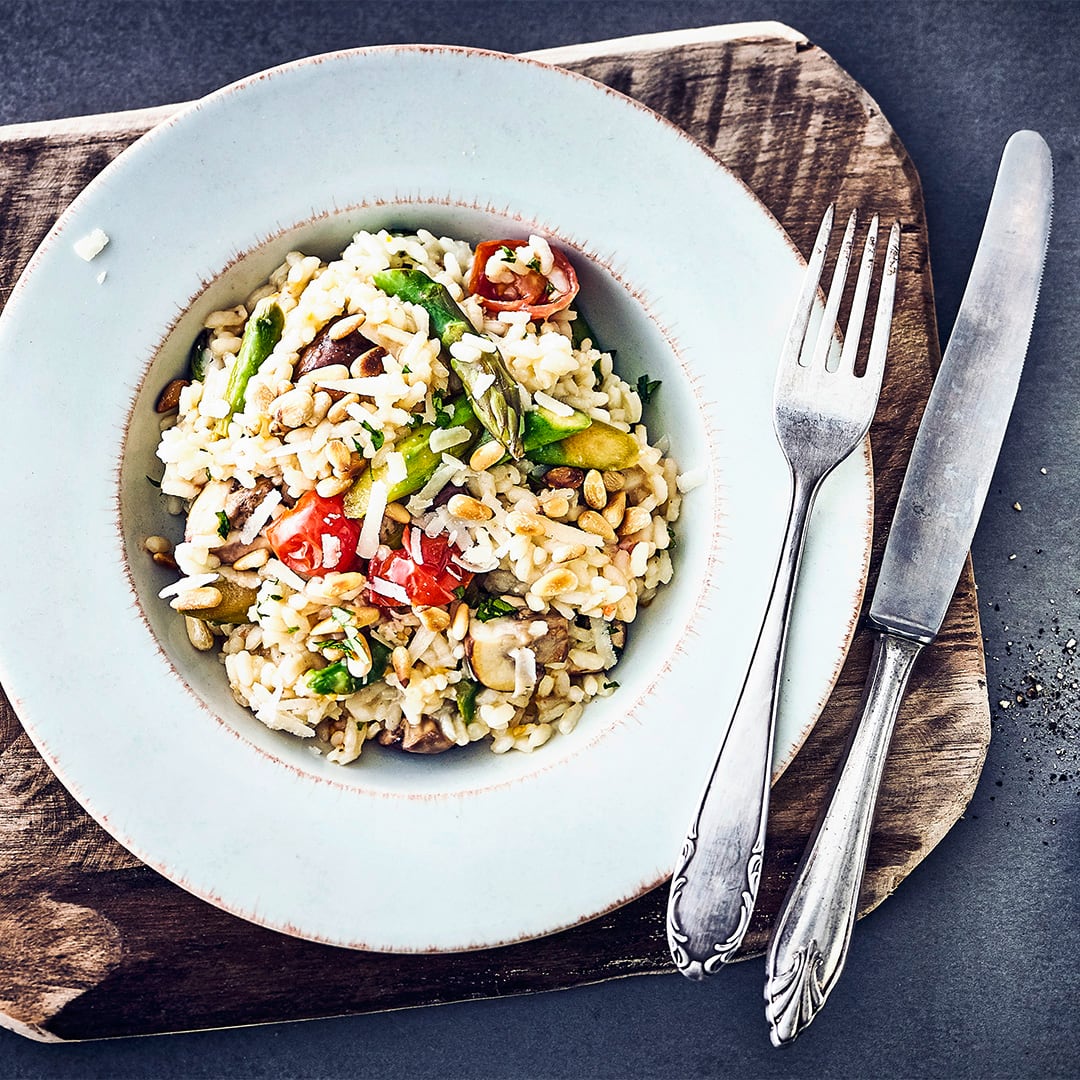 Risotto mit frischem Gemüse 