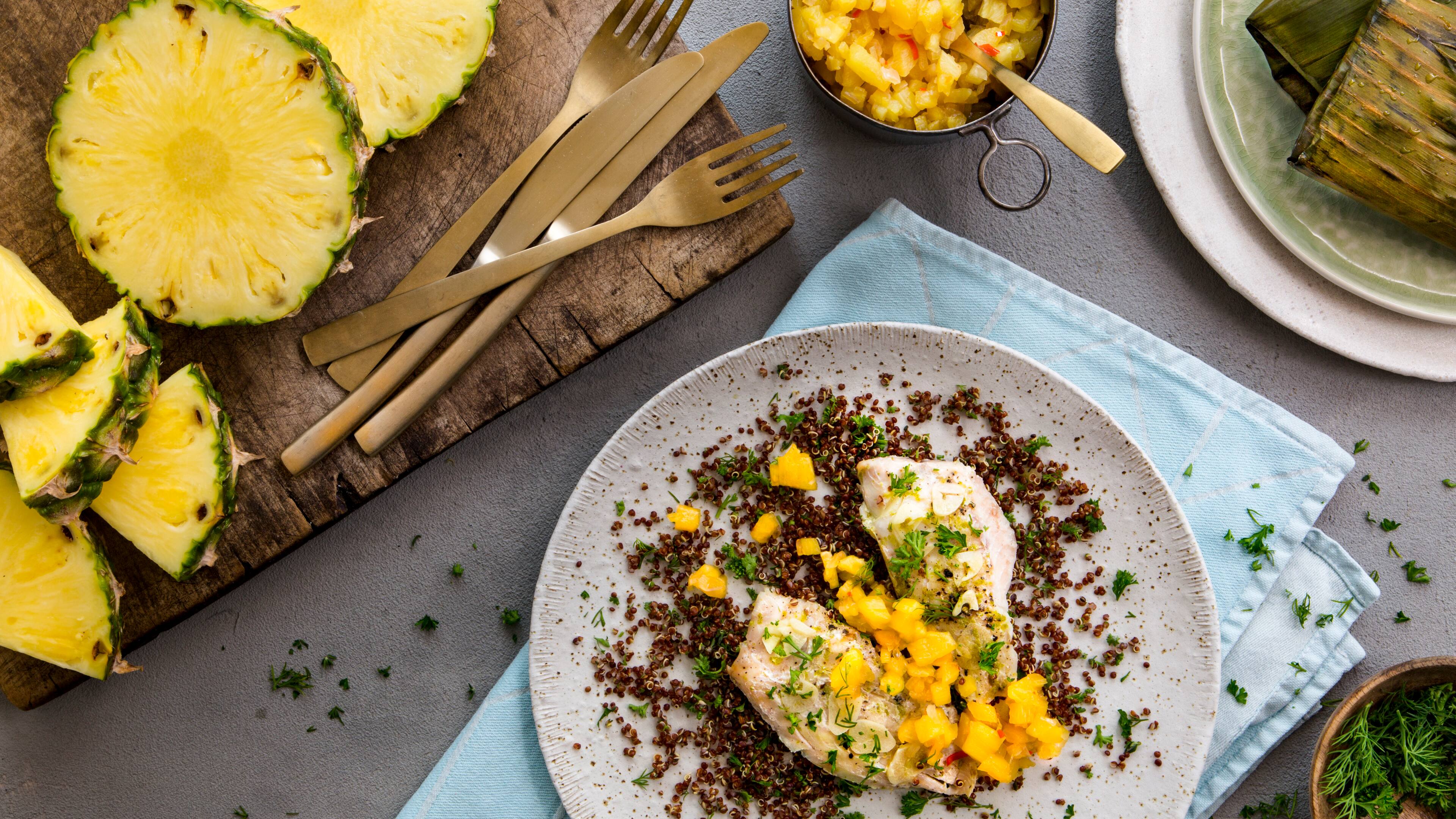 Rotbarbe mit Ananas-Salsa - Rezept | EDEKA