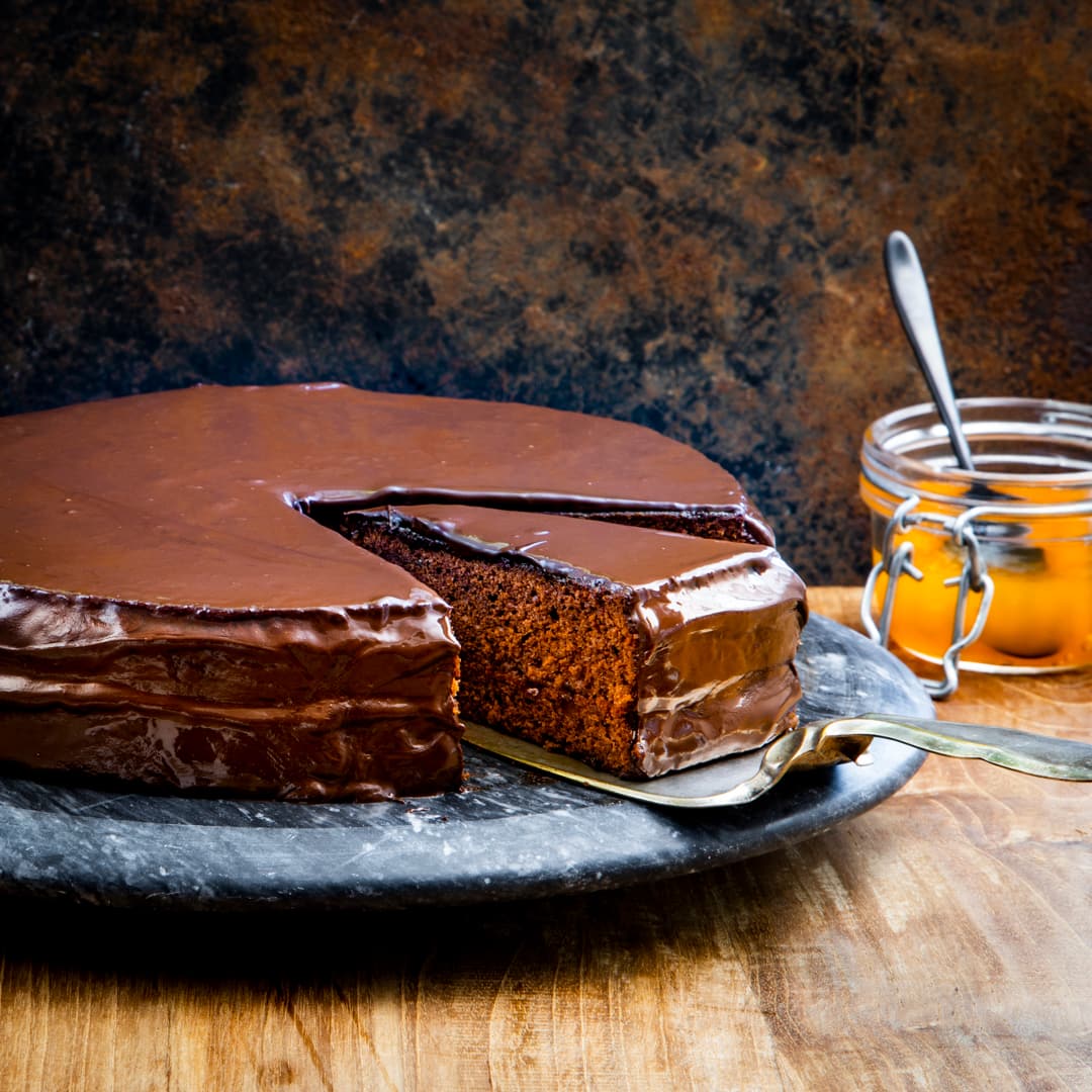 Sachertorte mit Guss