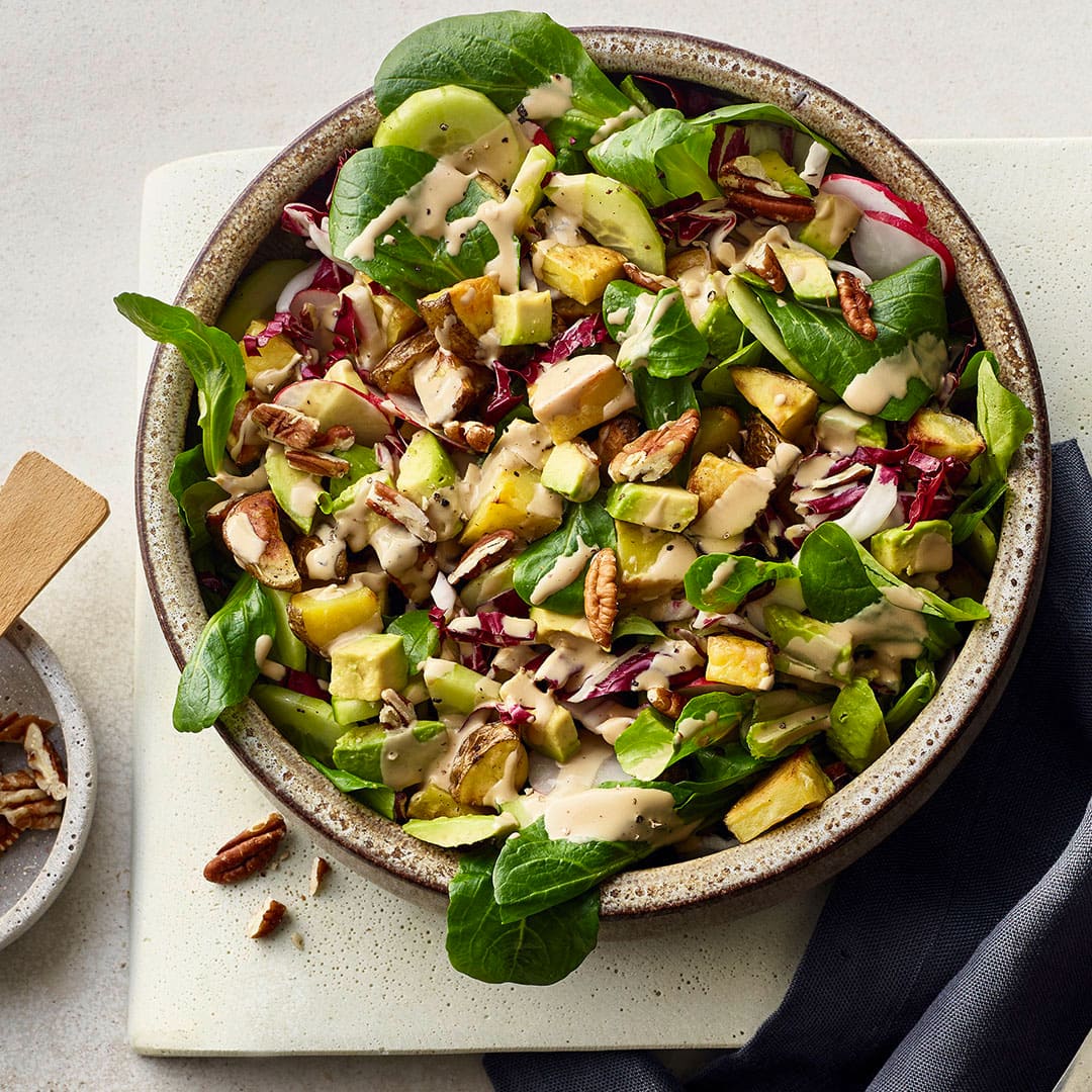 Salat mit Kartoffeln und Avocado