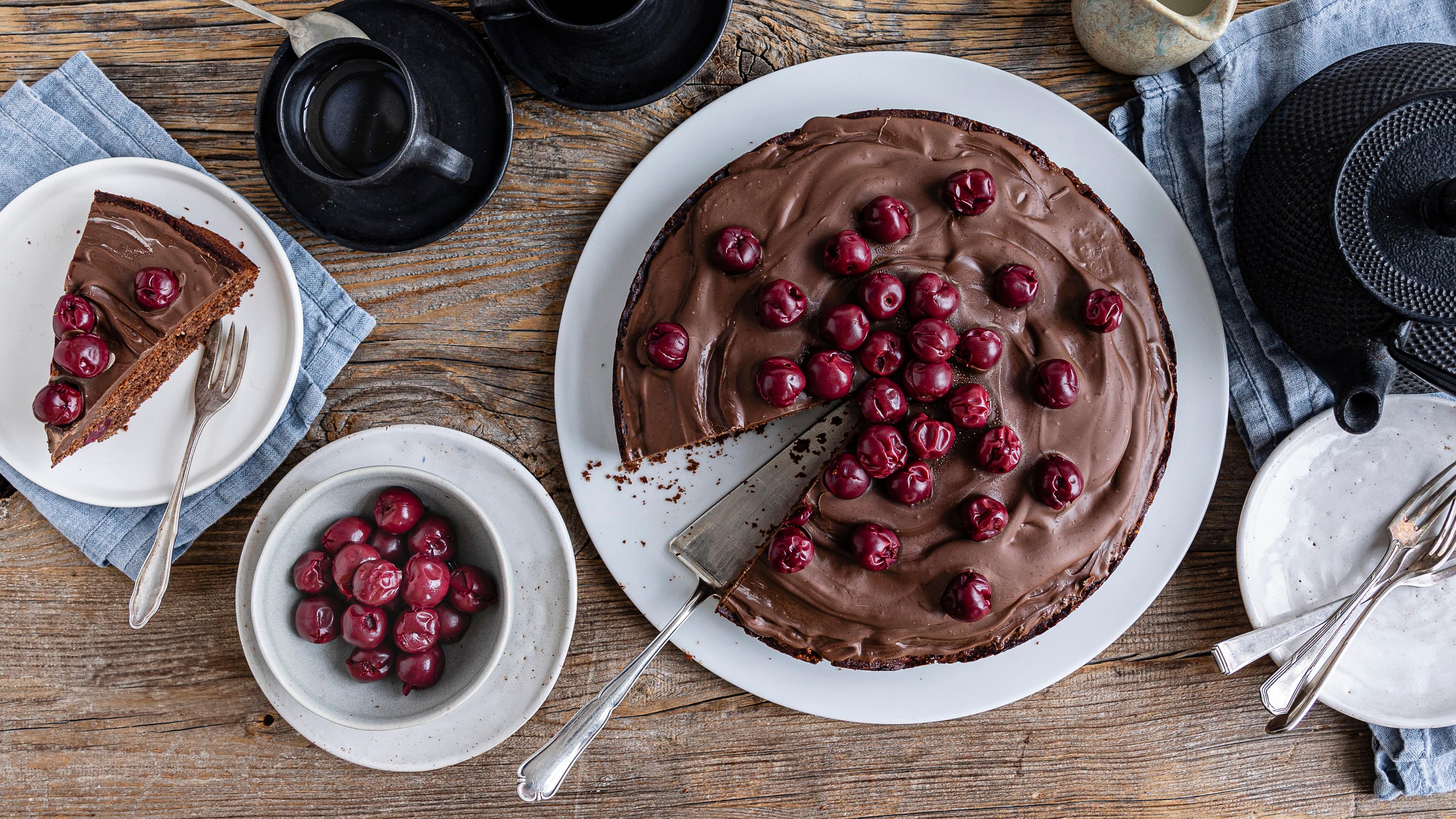 Schoko-Kirsch-Kuchen