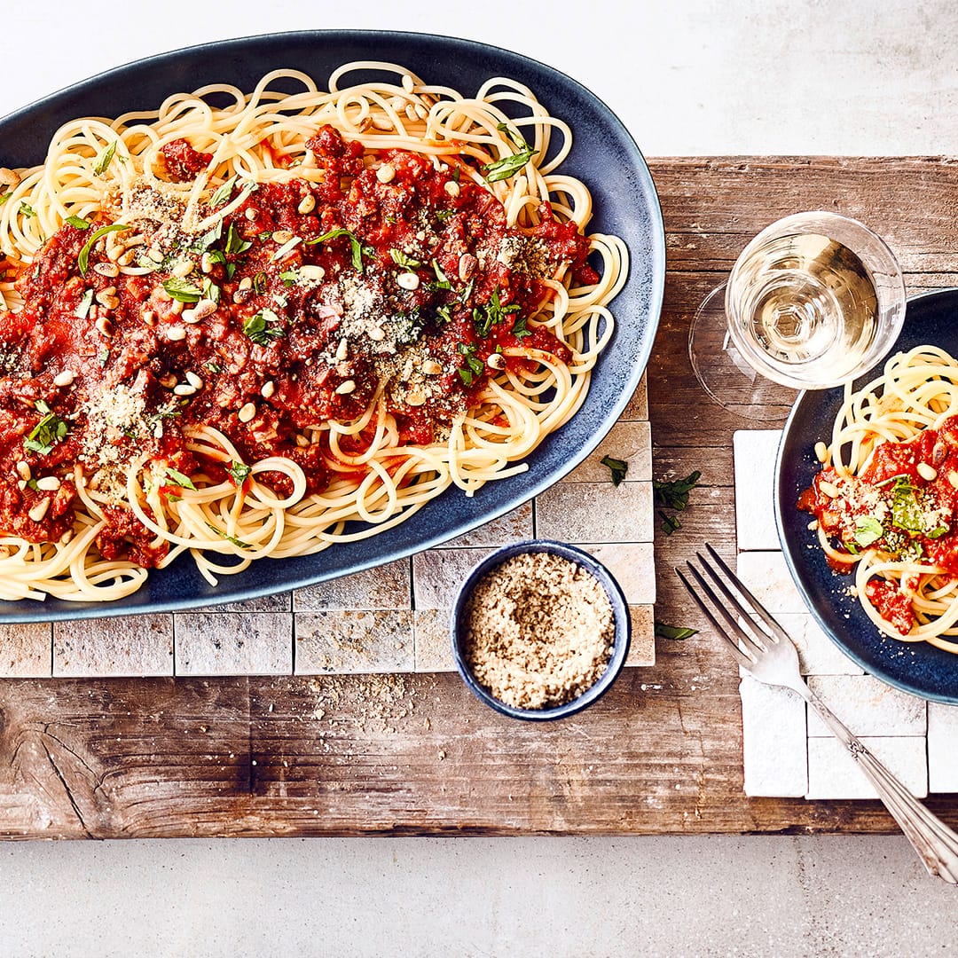 Spaghetti Tofubolognese