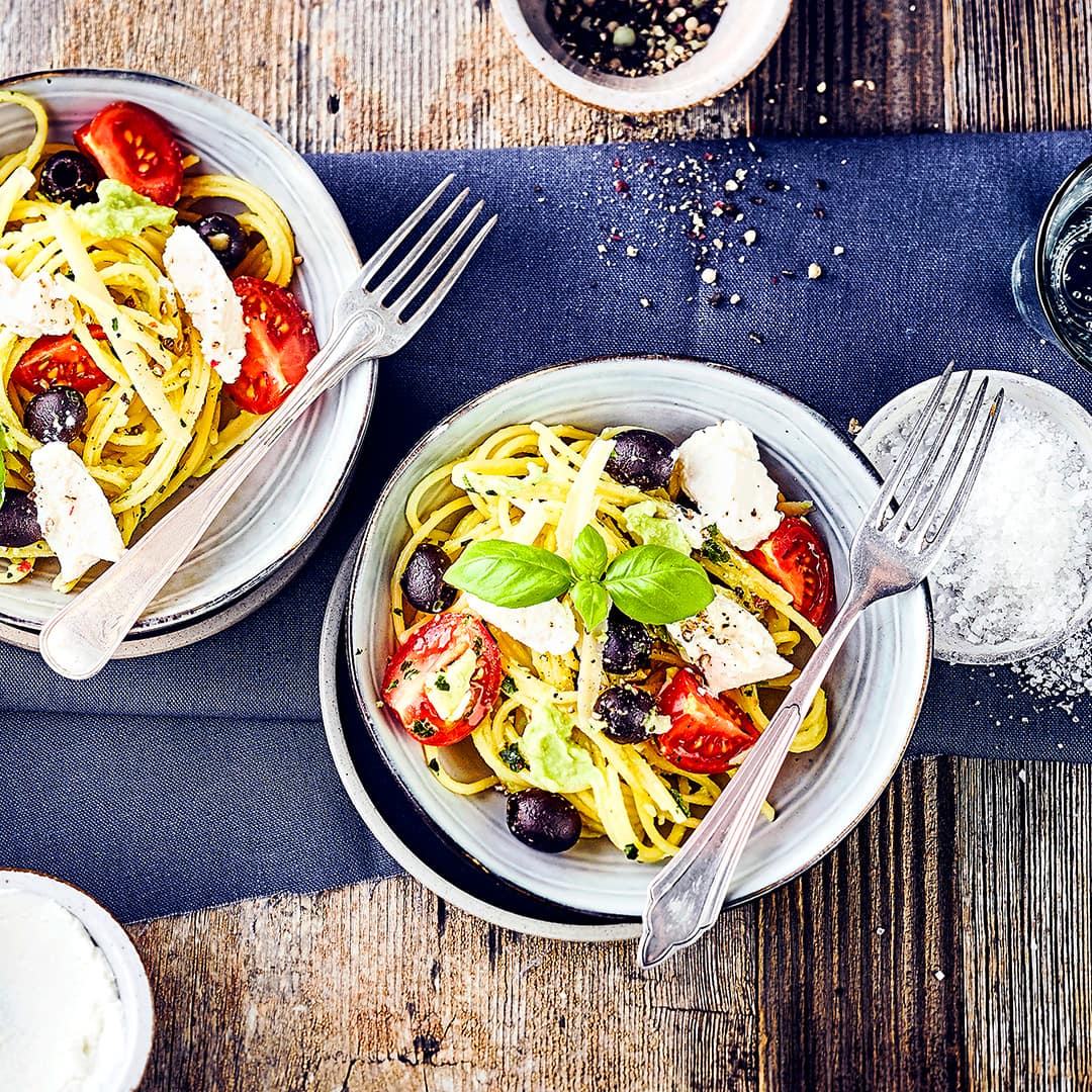 Spaghetti mit Avocadosauce - Rezept