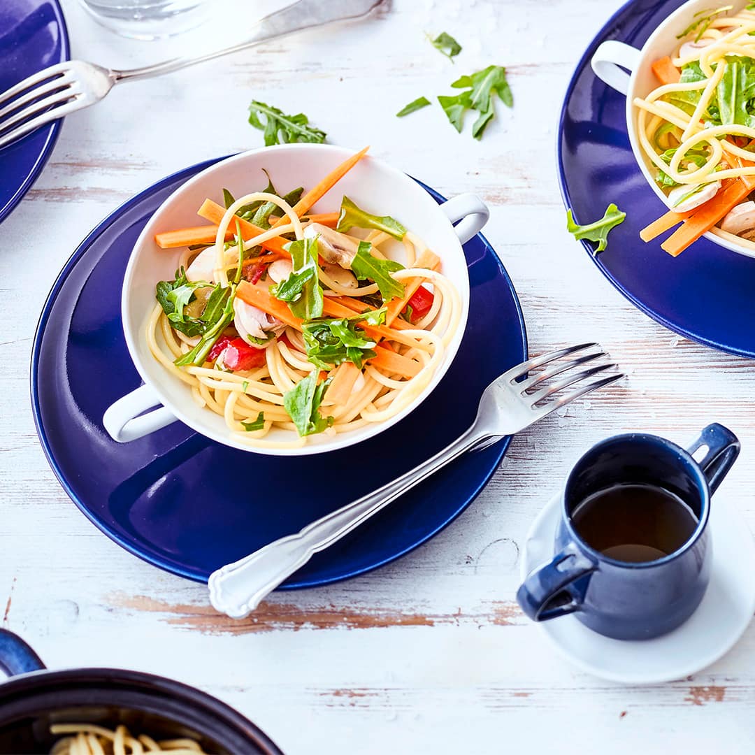 Spaghettisalat mit Rucola - Rezept | EDEKA