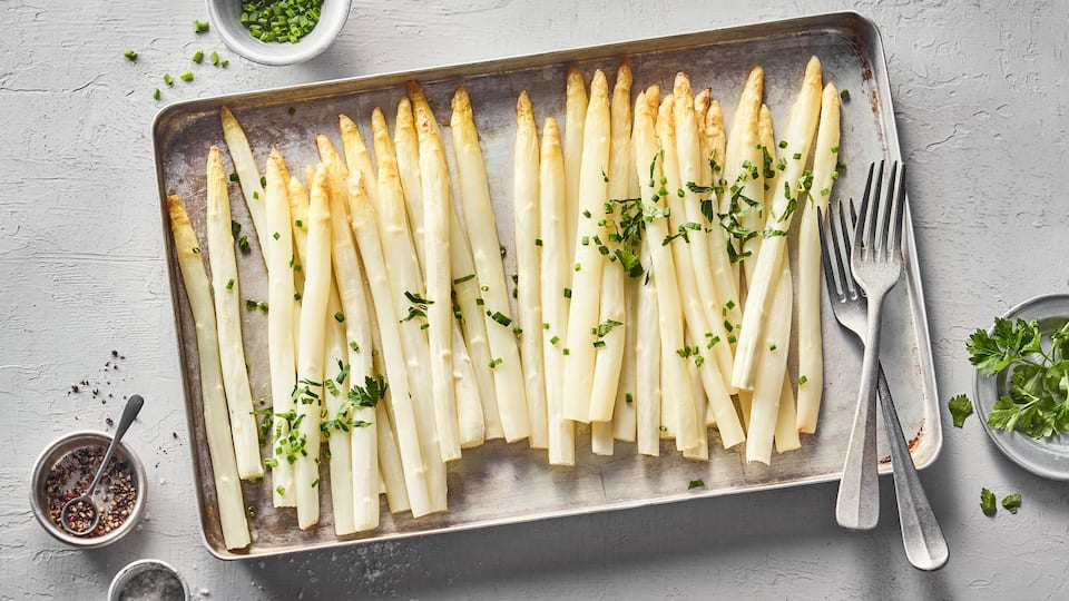 Spargel aus dem Backofen