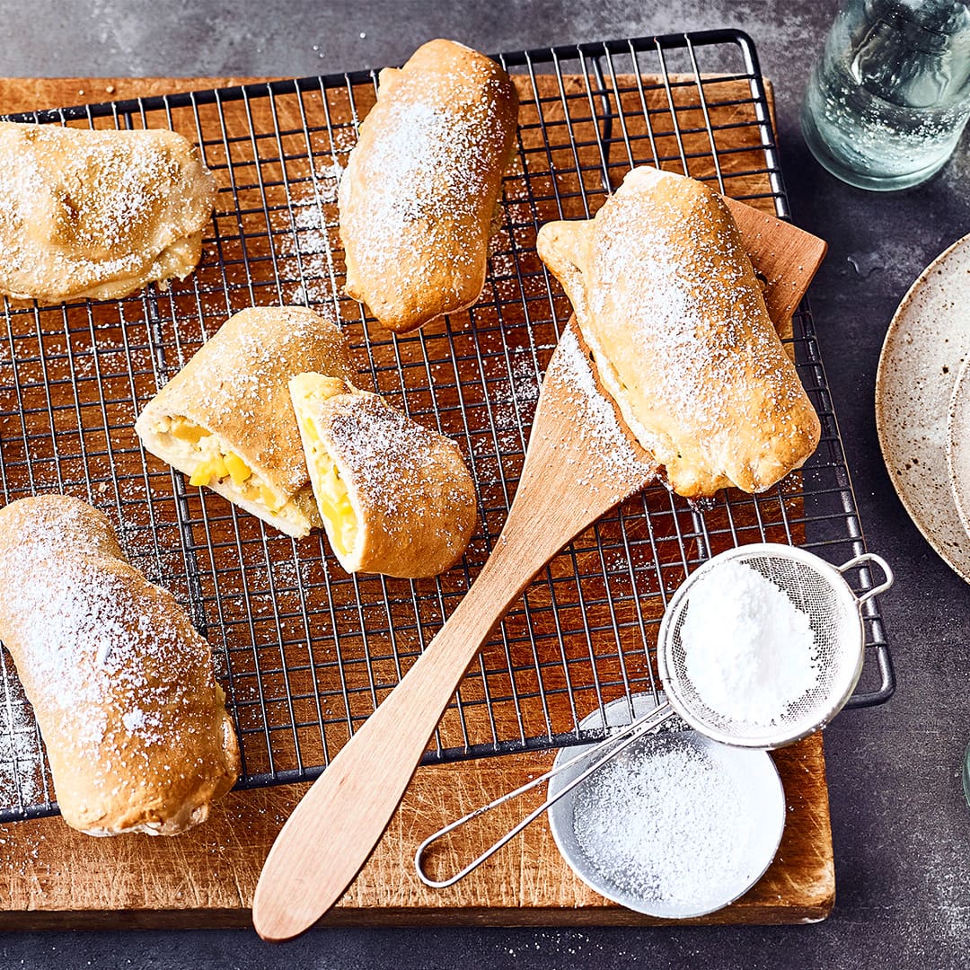 Süße Calzone vom Grill