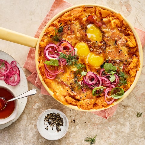 Süßkartoffel-Shakshuka