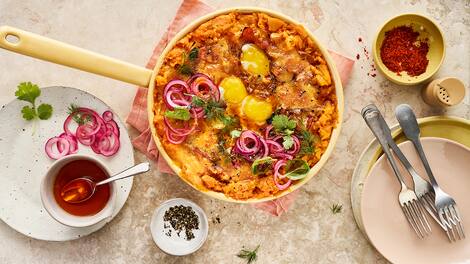 Süßkartoffel-Shakshuka