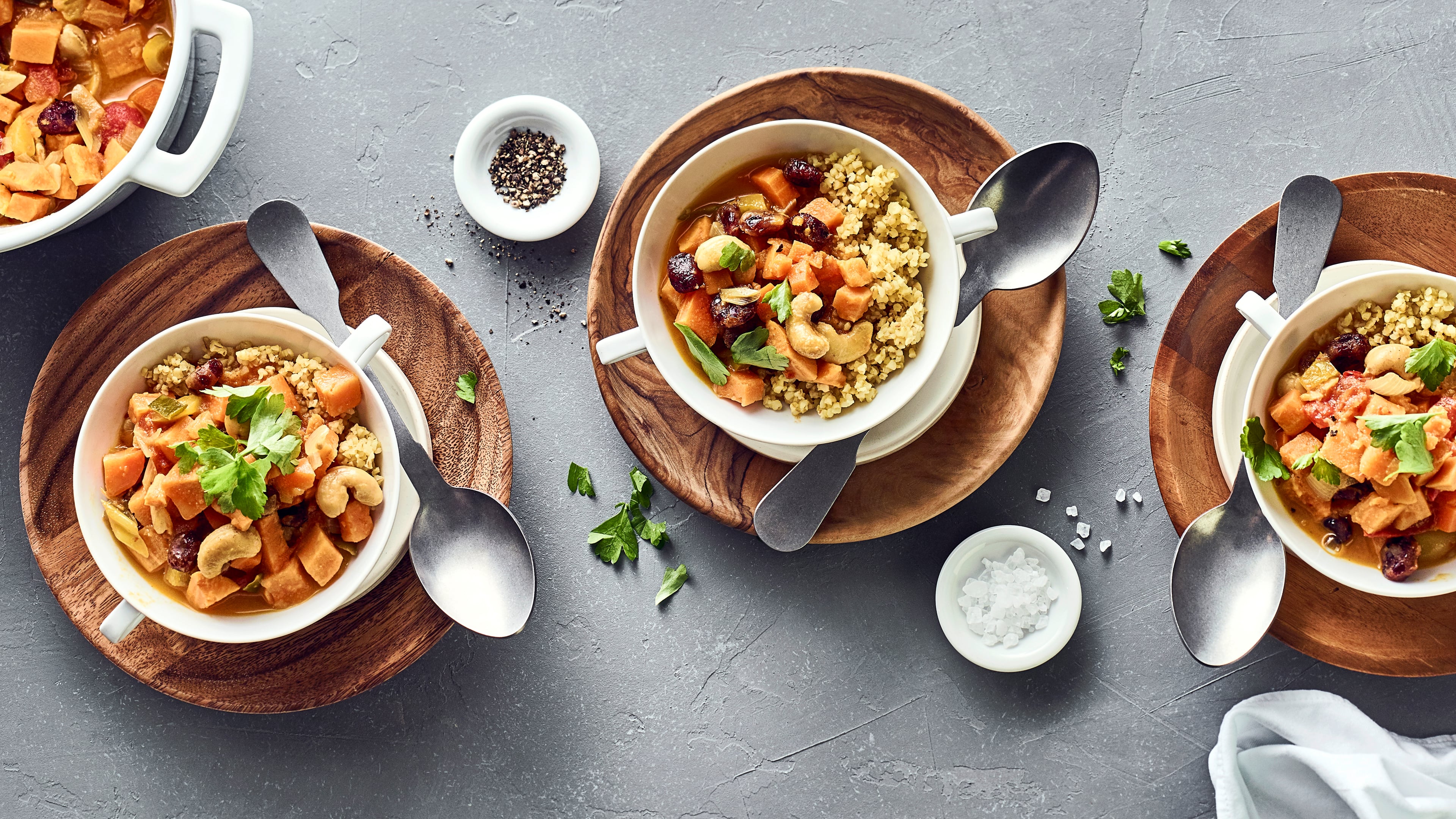 Süßkartoffellragout mit Couscous