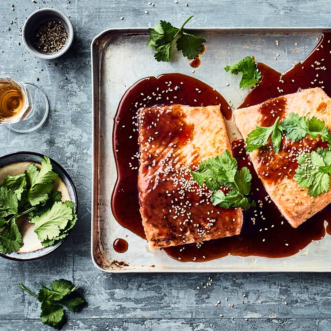 Teriyaki-Lachs