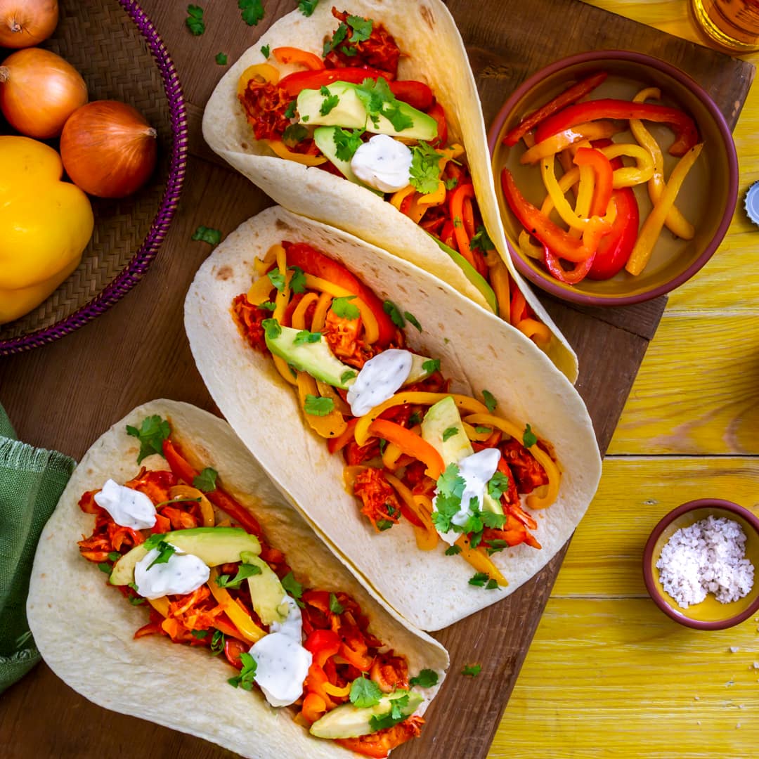 Vegetarische Fajitas