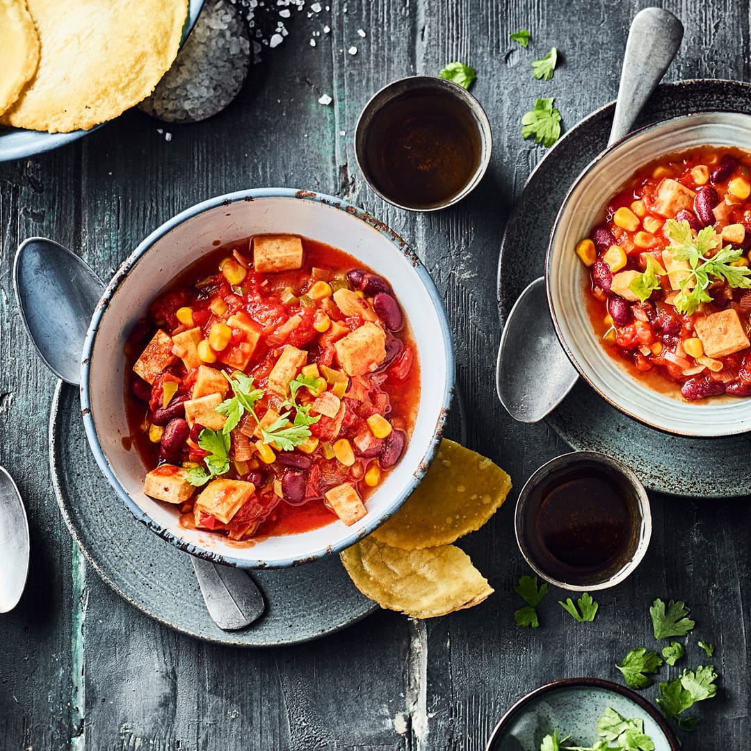 Vegetarisches Tofu-Chili