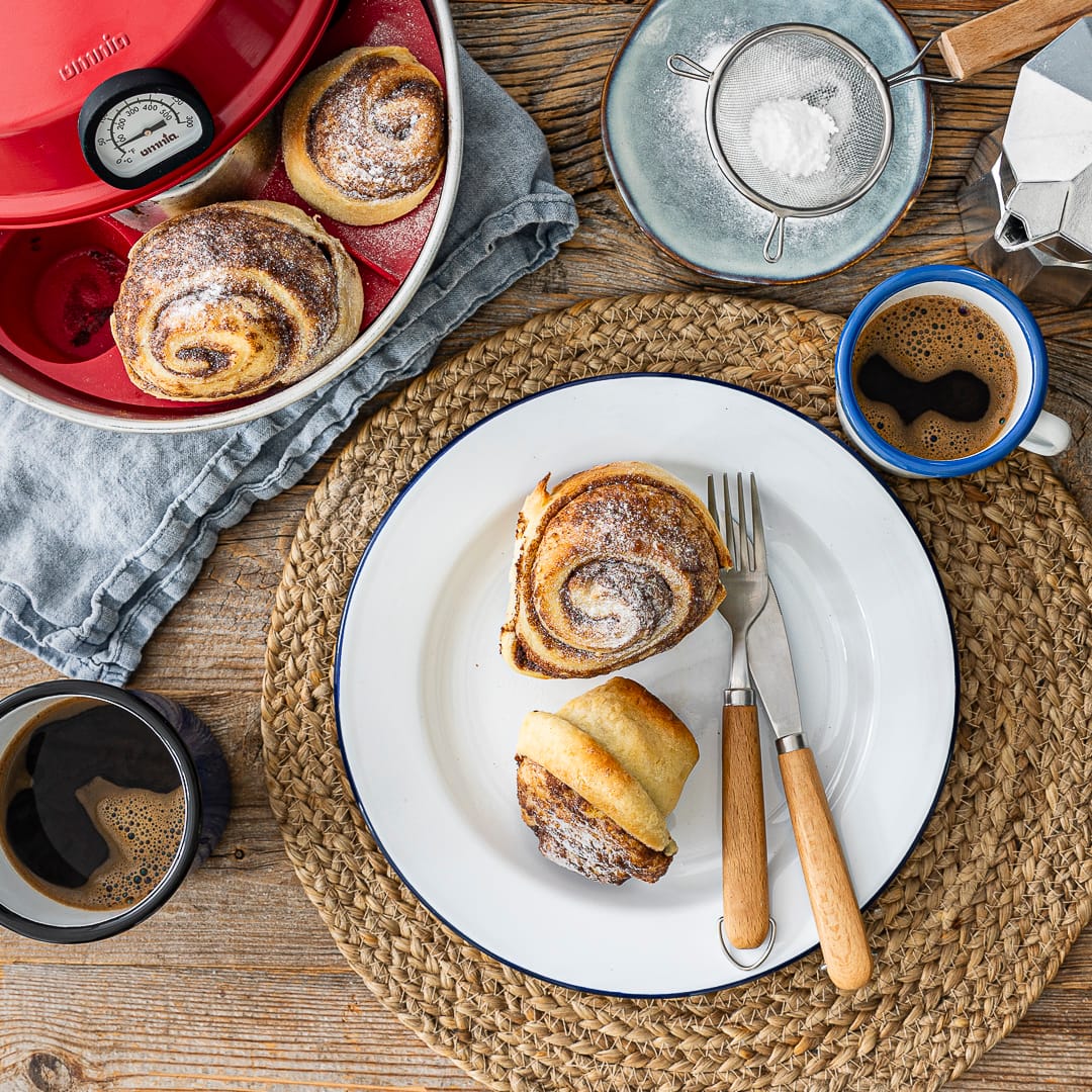 Zimtschnecken aus dem Omnia-Backofen