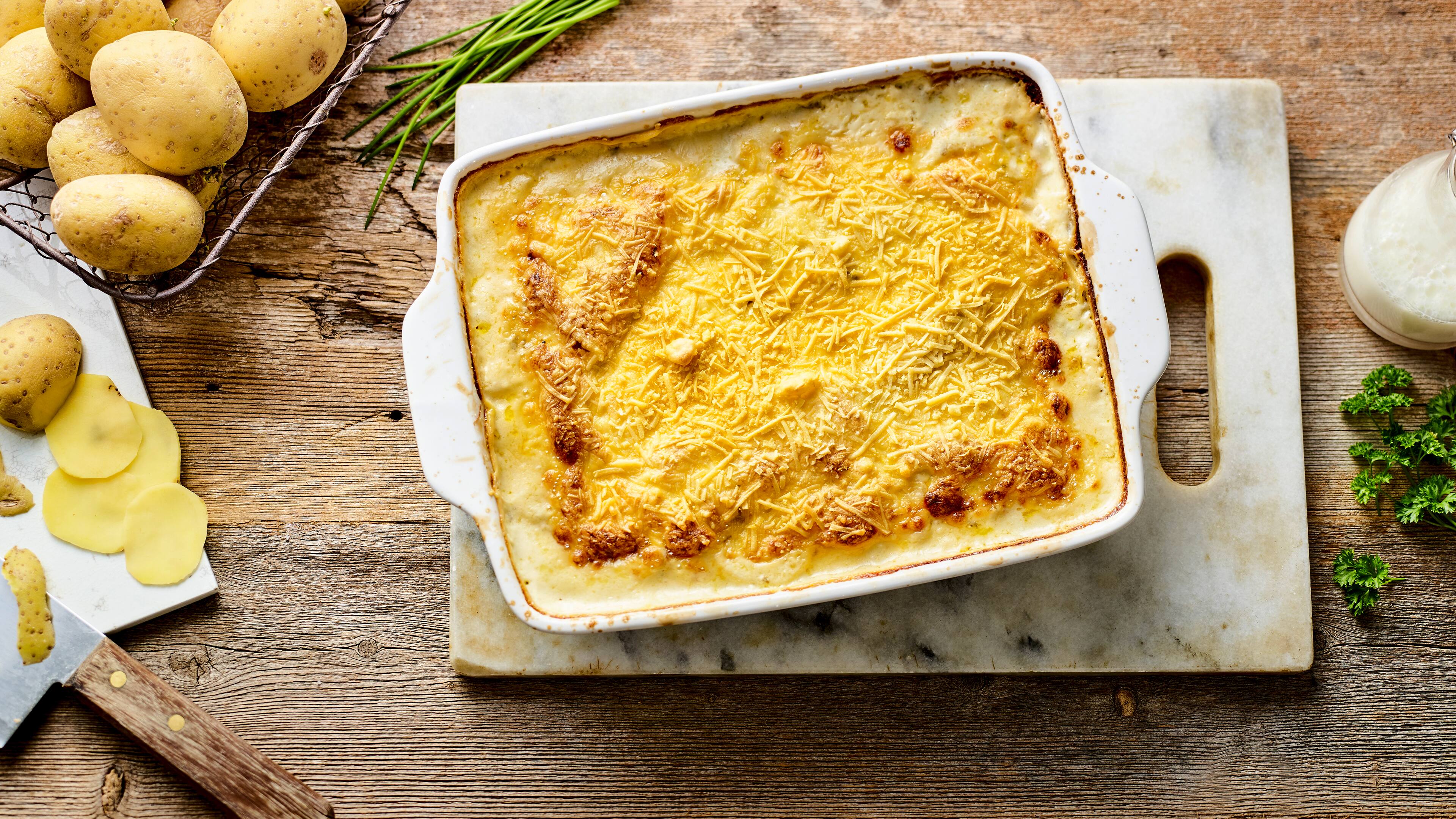 Kartoffelgratin vegan - Rezept | EDEKA