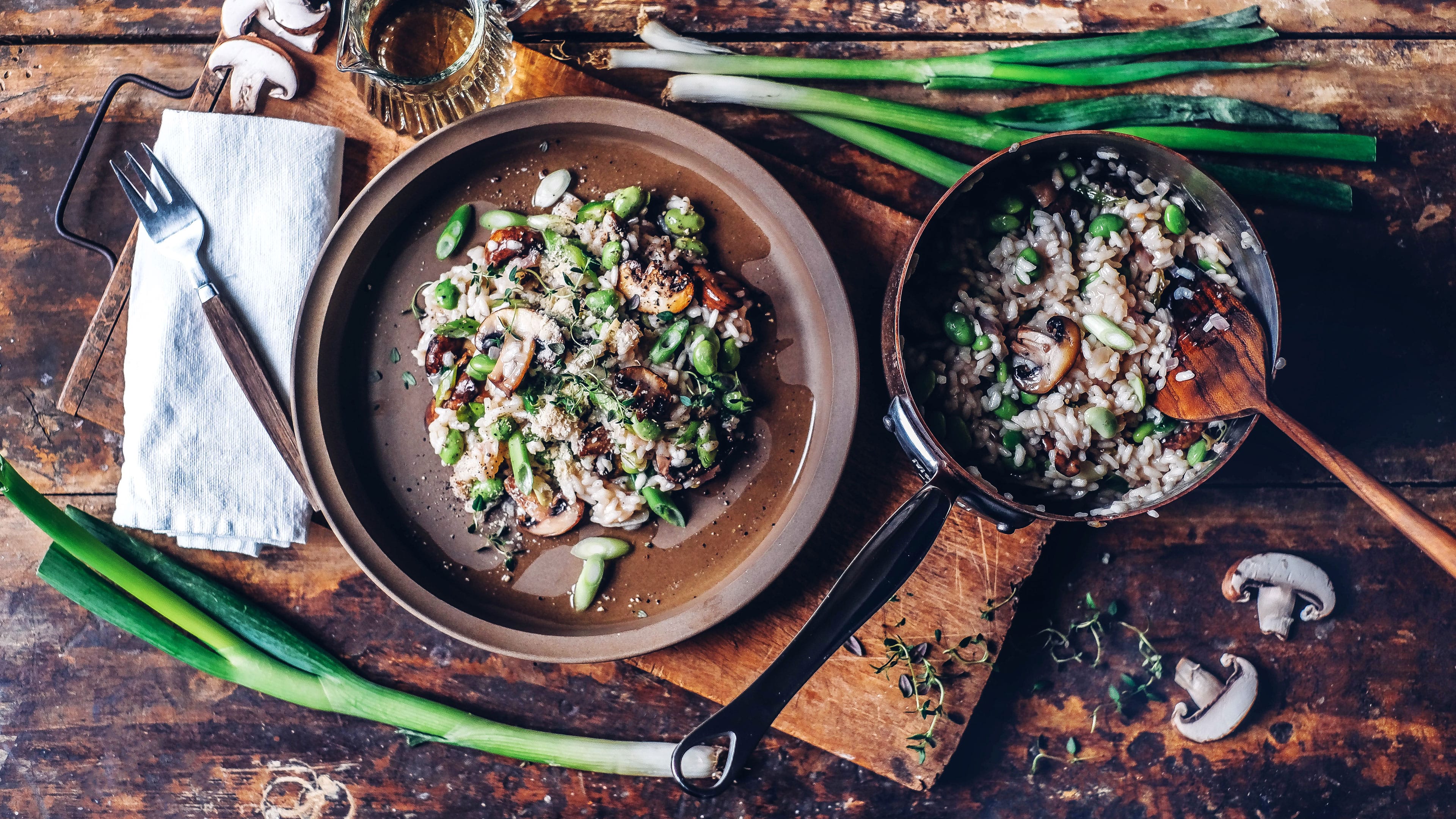 Risotto mit Miso und Frühlingsgemüse - Rezept | EDEKA