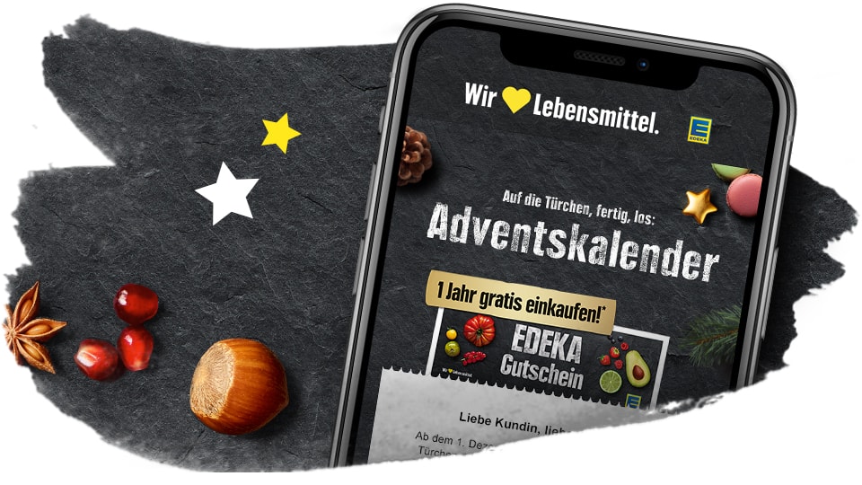 EDEKA Adventskalender Jetzt Türchen öffnen und gewinnen!