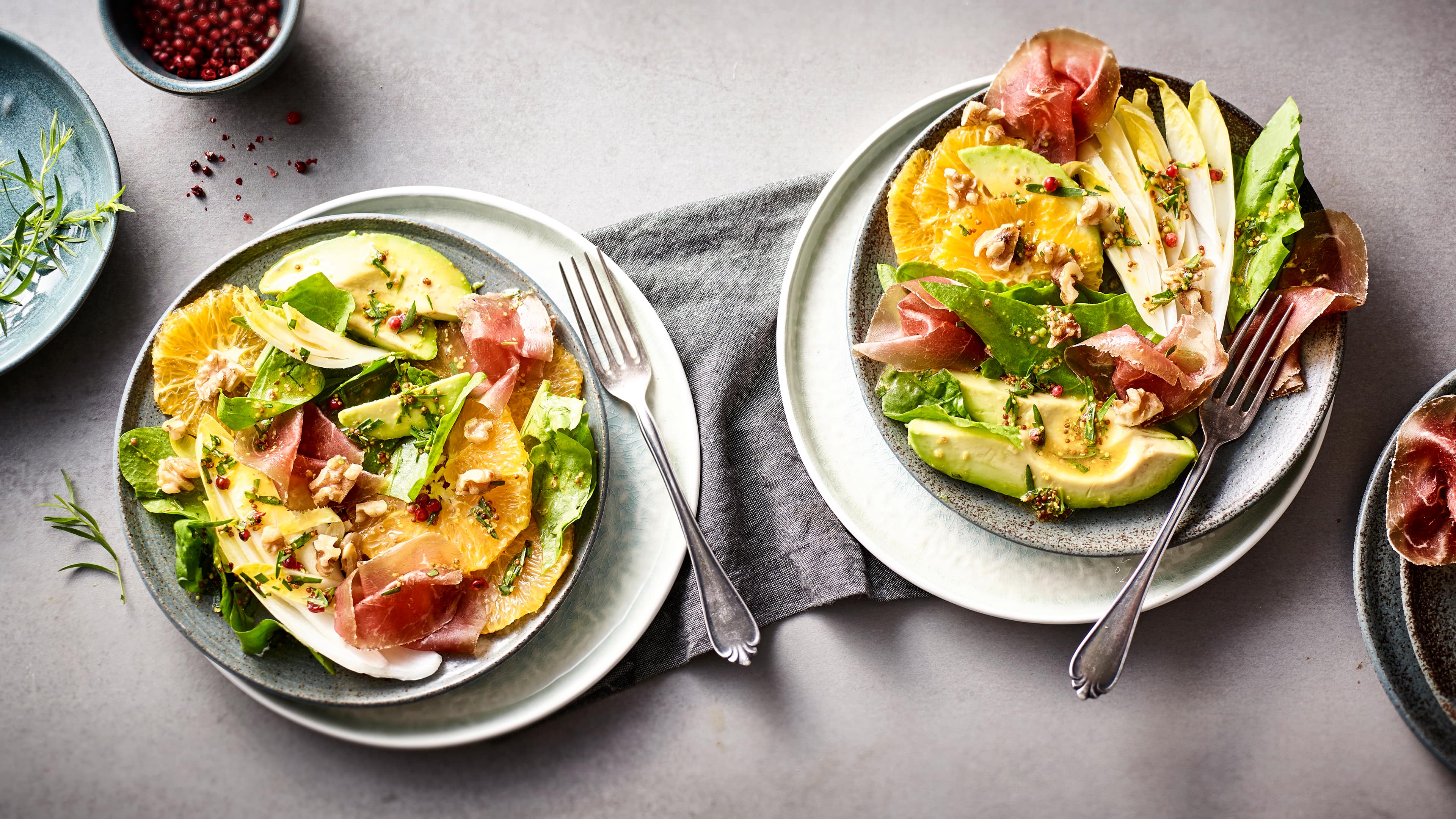 Avocado-Chicorée-Salat